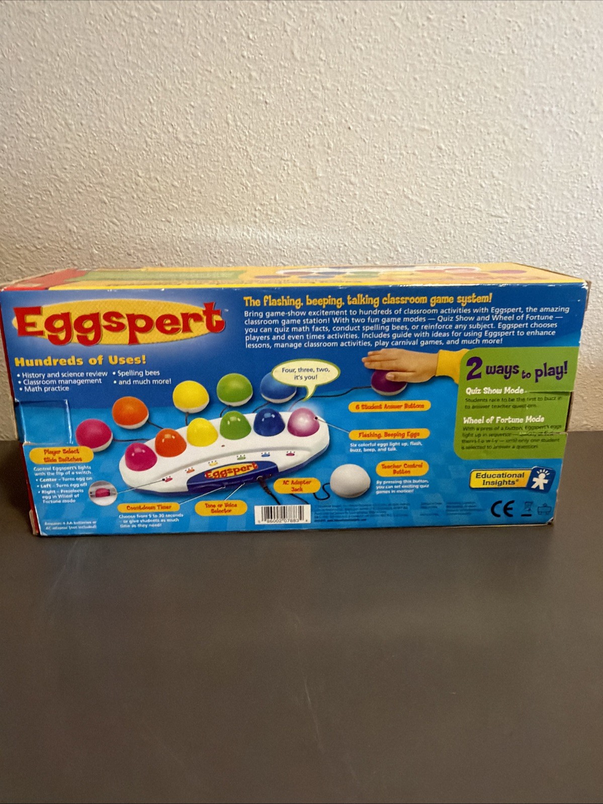 Eggspert Educational System Quiz Tool Buzzer Classroom Homeschool Games TeacherJ