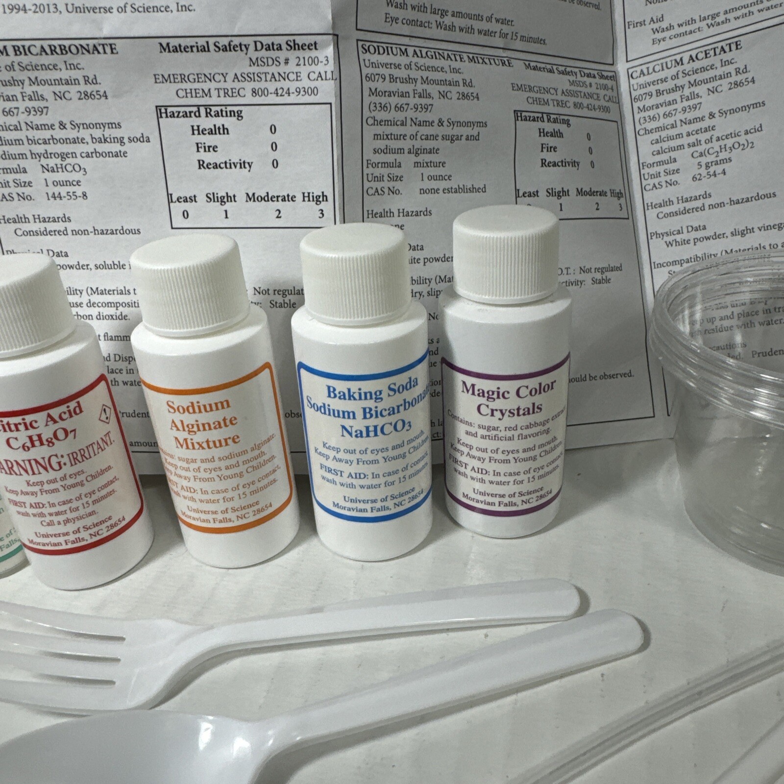 Edible Chemistry Kit | for Ages 8 and Up | Copernicus Toys New Open Box