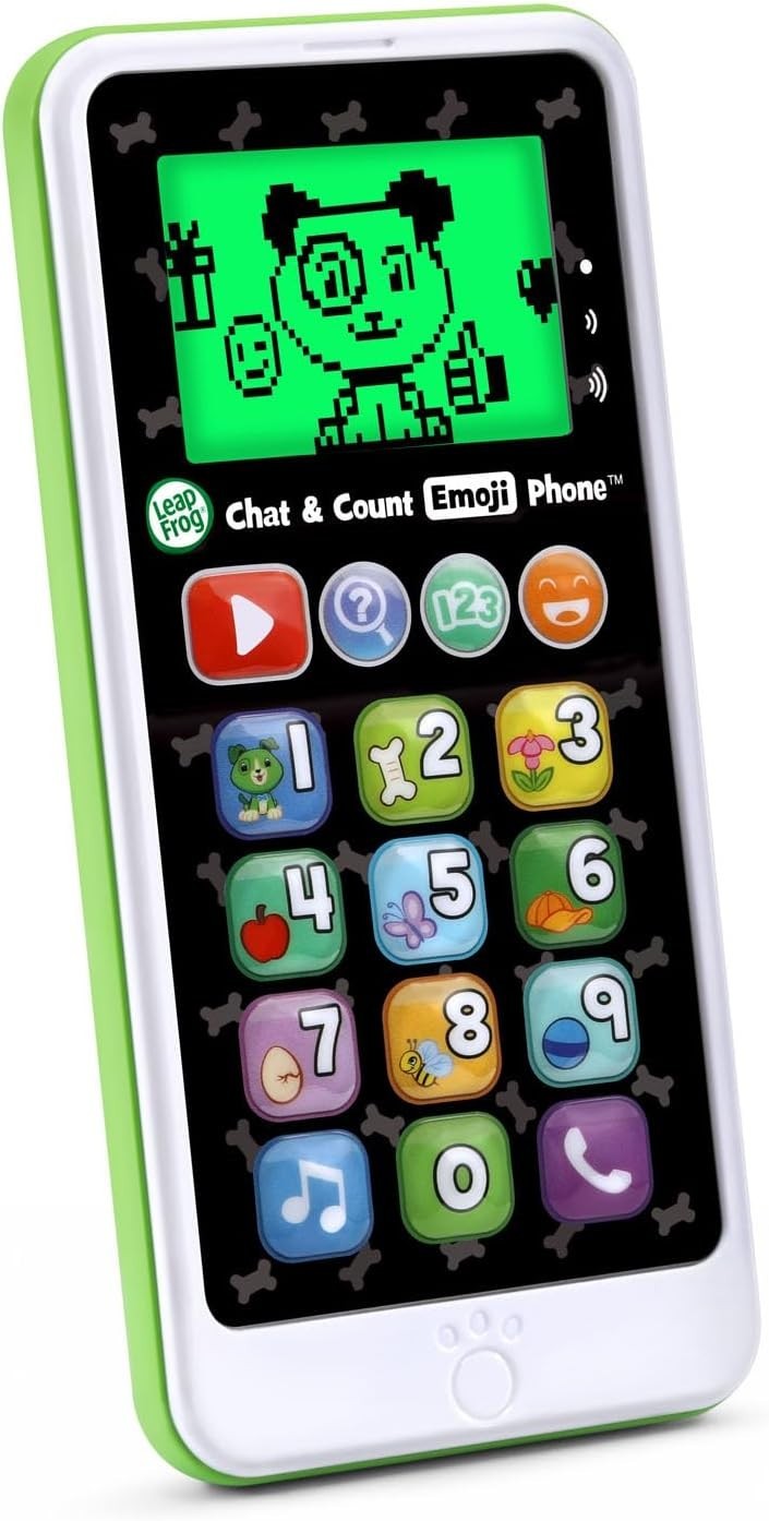 Chat and Count Emoji Phone, Green