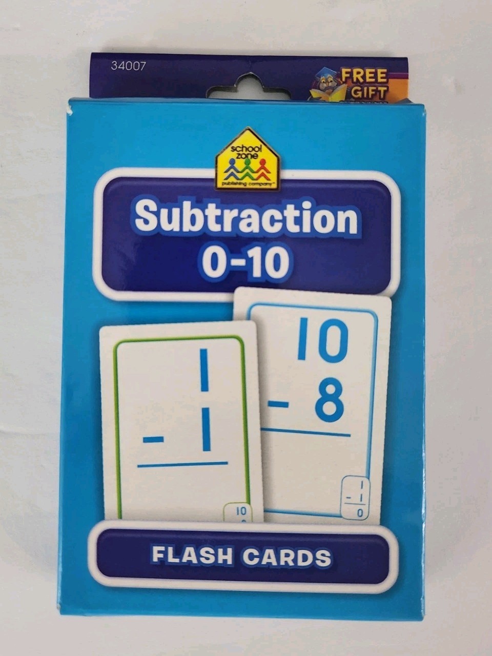 NEW School Zone Subtraction 0-10 Flas Cards – Set of 33 Problem Cards (6+)