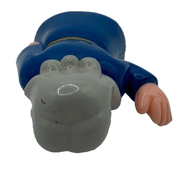 Noahs Ark Beginners Bible Mrs Noah Plastic Toy Figure Blue Dress 2.5 Inches