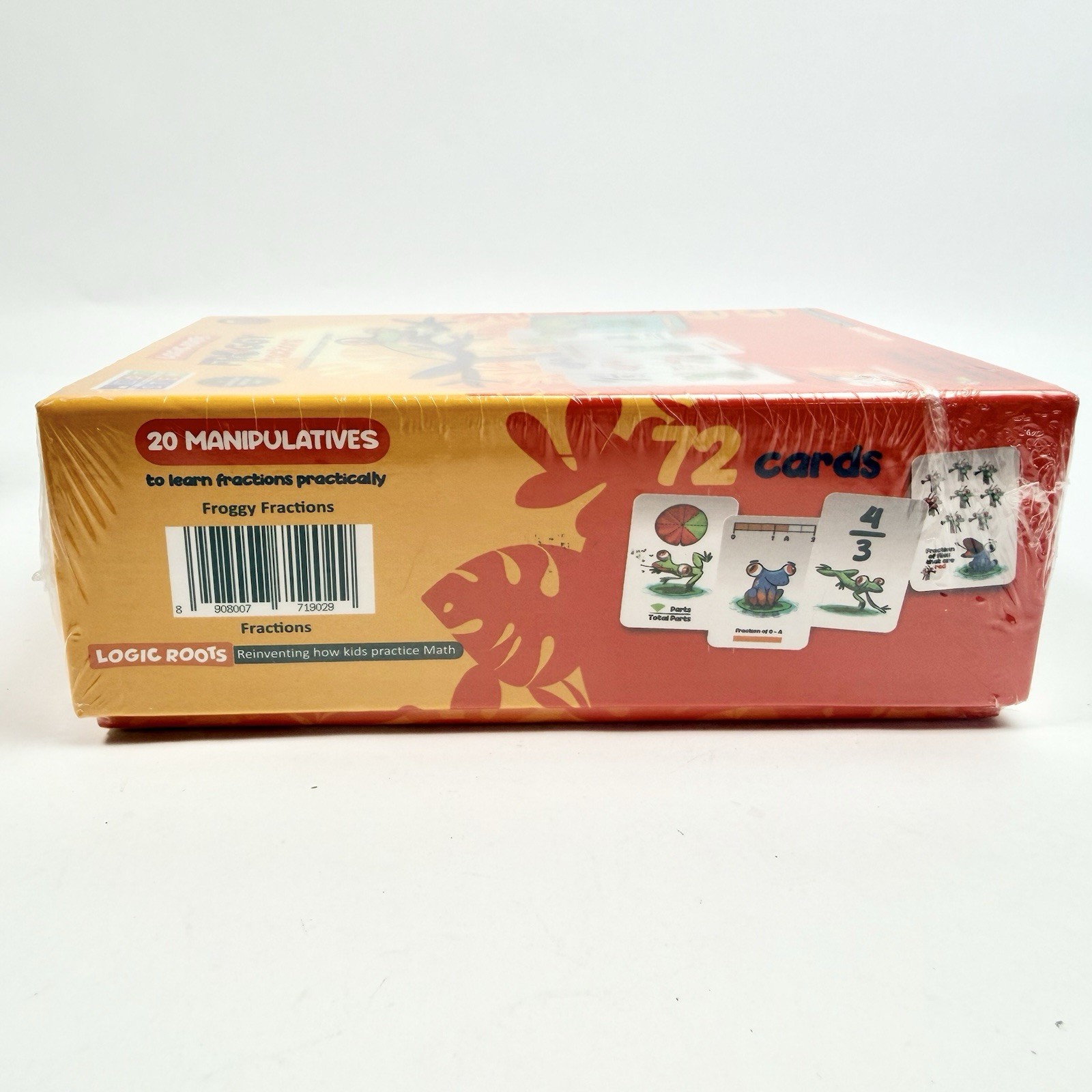 Logic Roots Froggy Fractions Math Card Game STEM Learning – Sealed (Ages 9+)