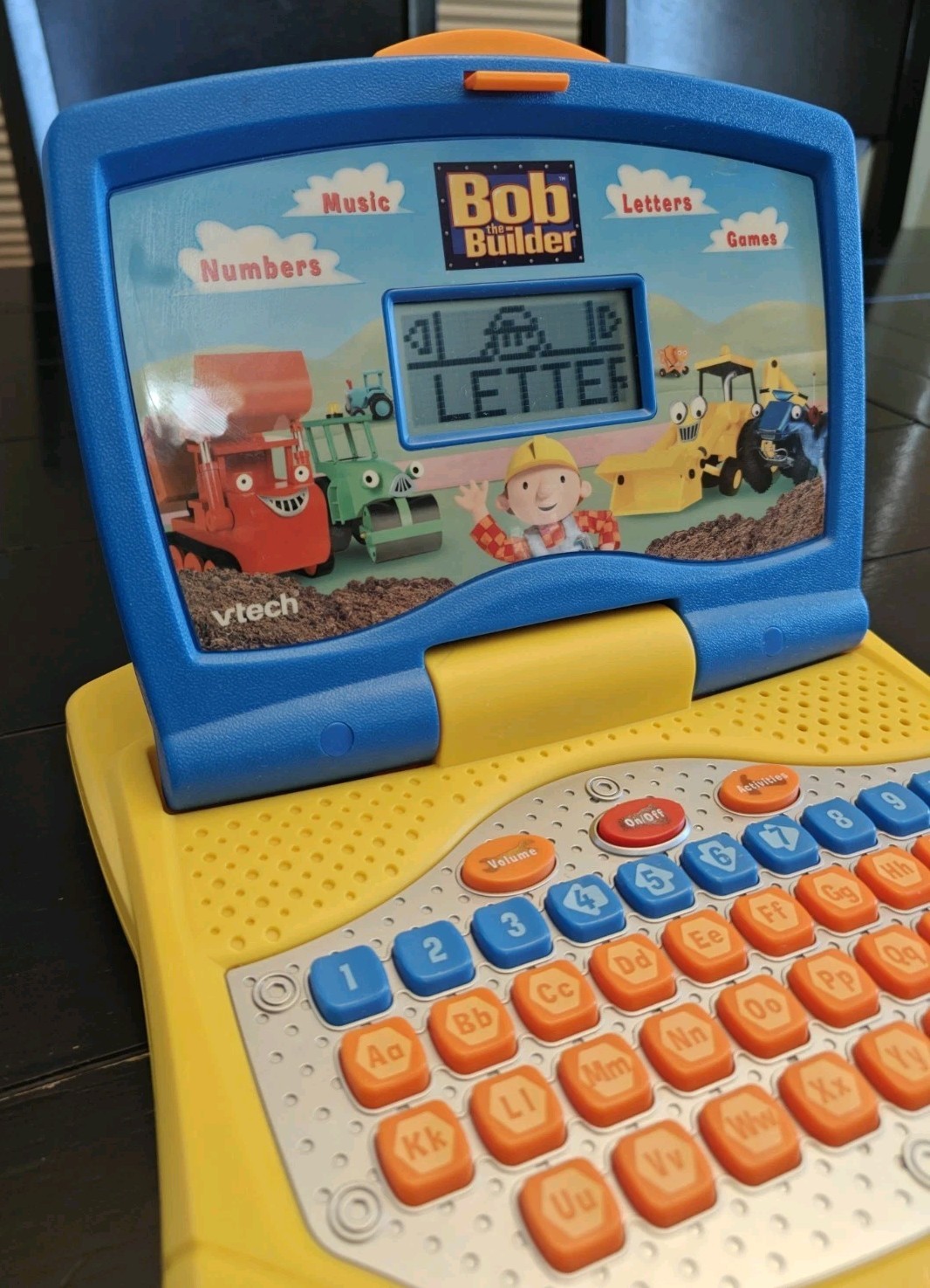 Bob the Builder & Scoop V-Tech 9″ Educational Laptop Math Letters Shapes Vtech