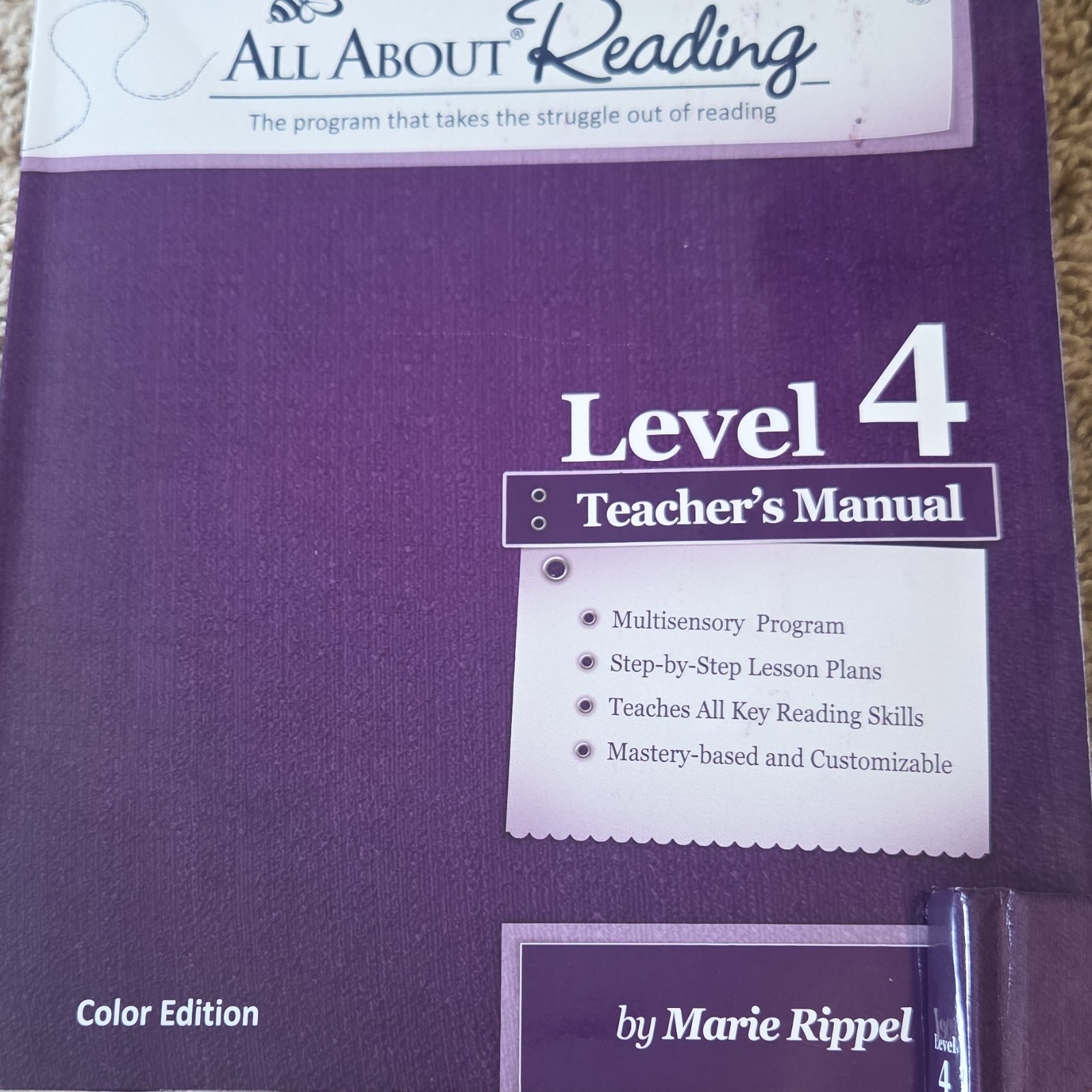 All About Reading Level 4 Teacher’s Manual Color Edition Set, Multicolor (2020)