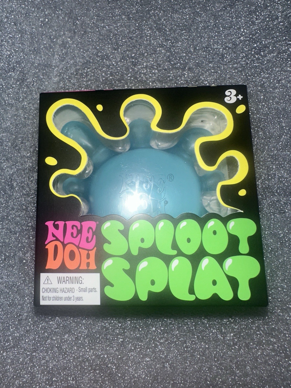 NeeDoh SPLOOT SPLAT, Nee Doh Splatter Fidget, Nee-doh Sploot Splat Squishy BLUE