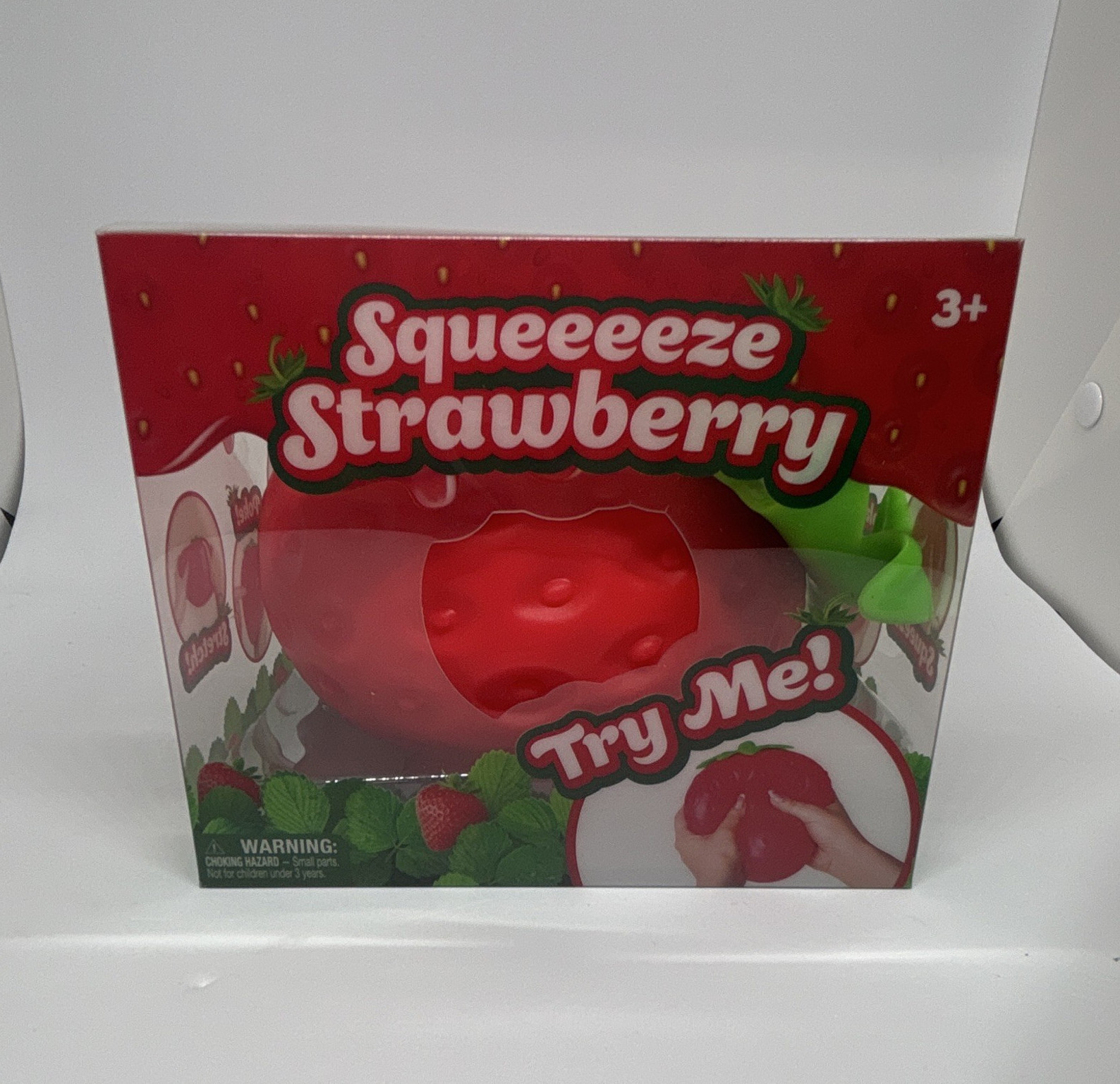 Sunny Days Squeezeeeze Strawberry Squeeze Toy Ages 4-11 New HTF 100% Authentic