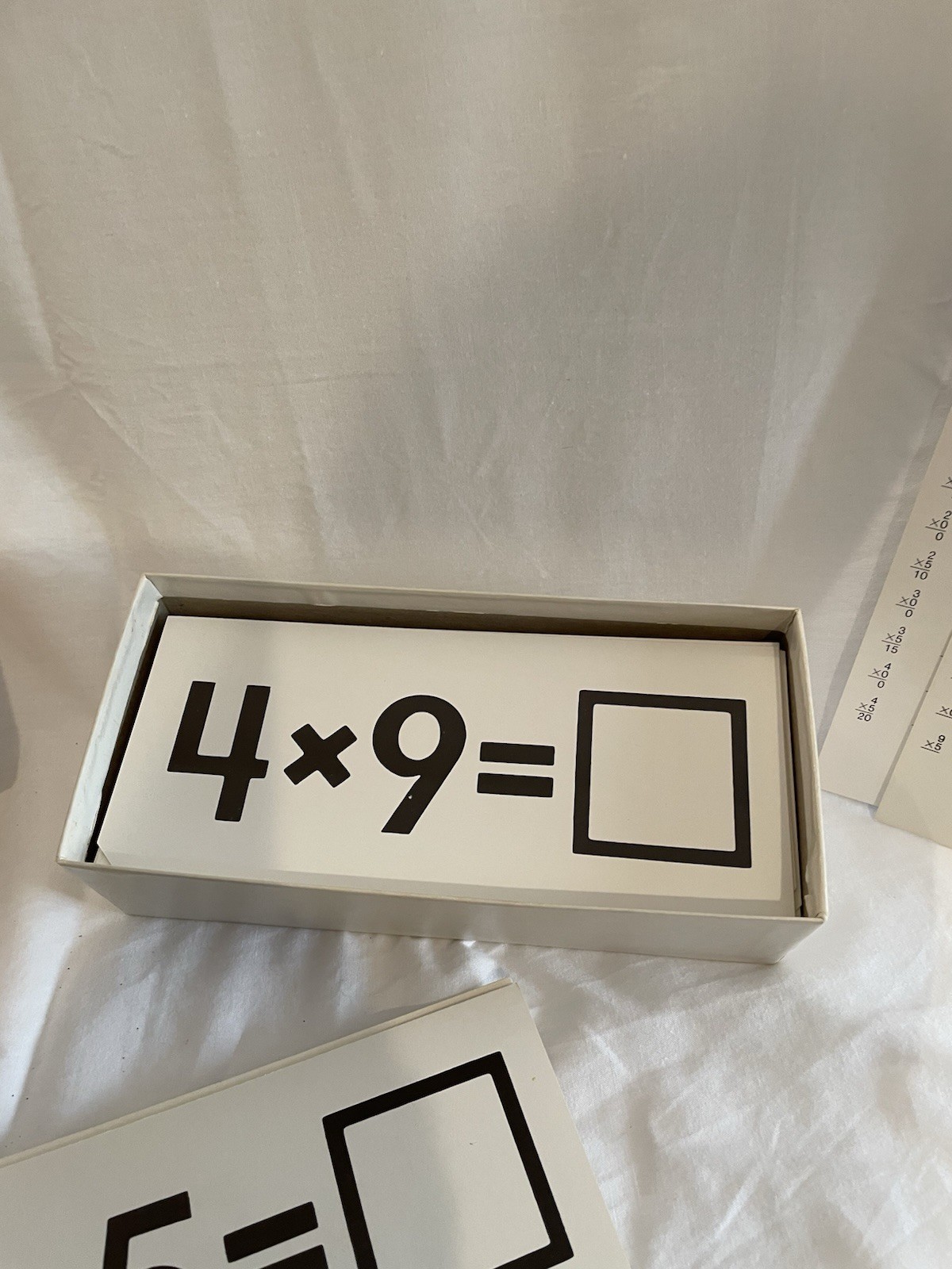 Vintage Media Materials Multiplication Flash Cards – Set Of 100 Educational Math