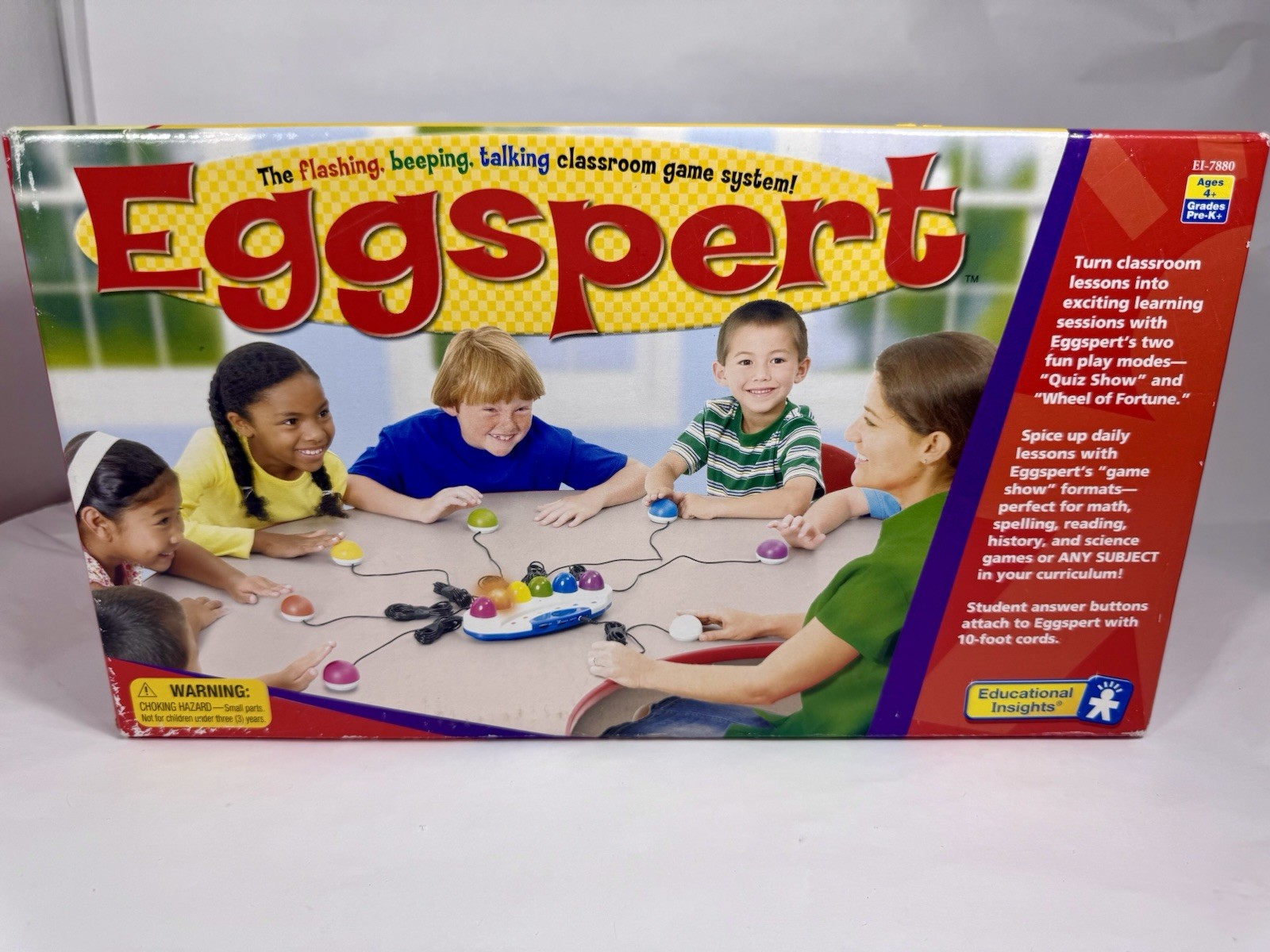 Eggspert Educational System Quiz Tool Buzzer Classroom Homeschool Game Teacher