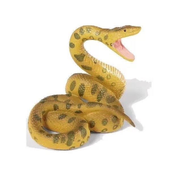 Python Snake Animal Figure Toy PVC Doll Small Figurine Birthday Gifts