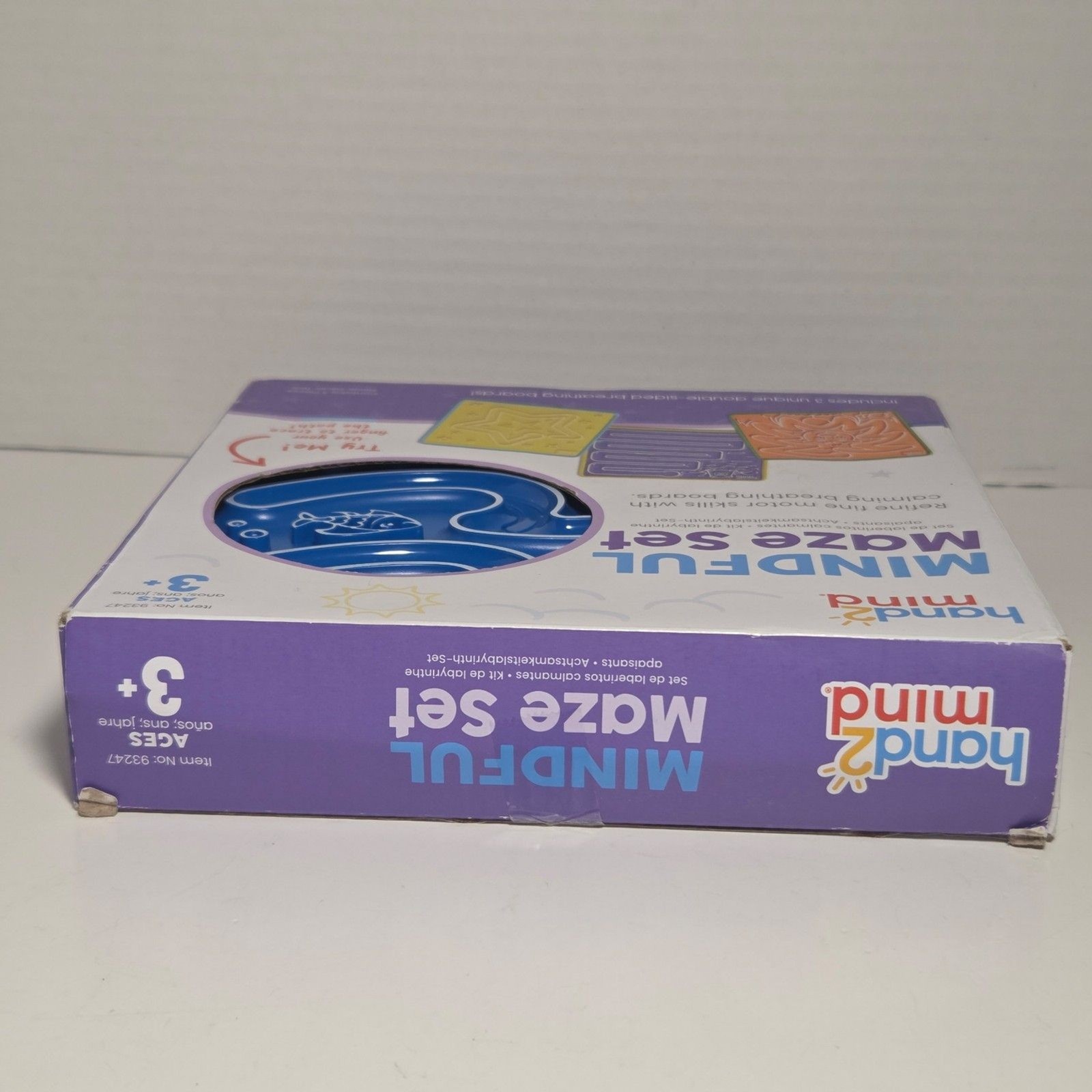 NEW Hand2Mind Mindful Maze Set 3 Double-Sided Breathing Boards Sensory Toys