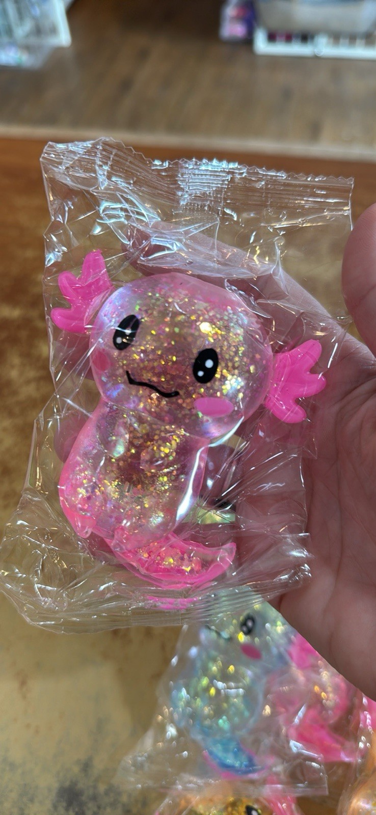 Single Axolotl Needoh Type Squishy Color Will Vary