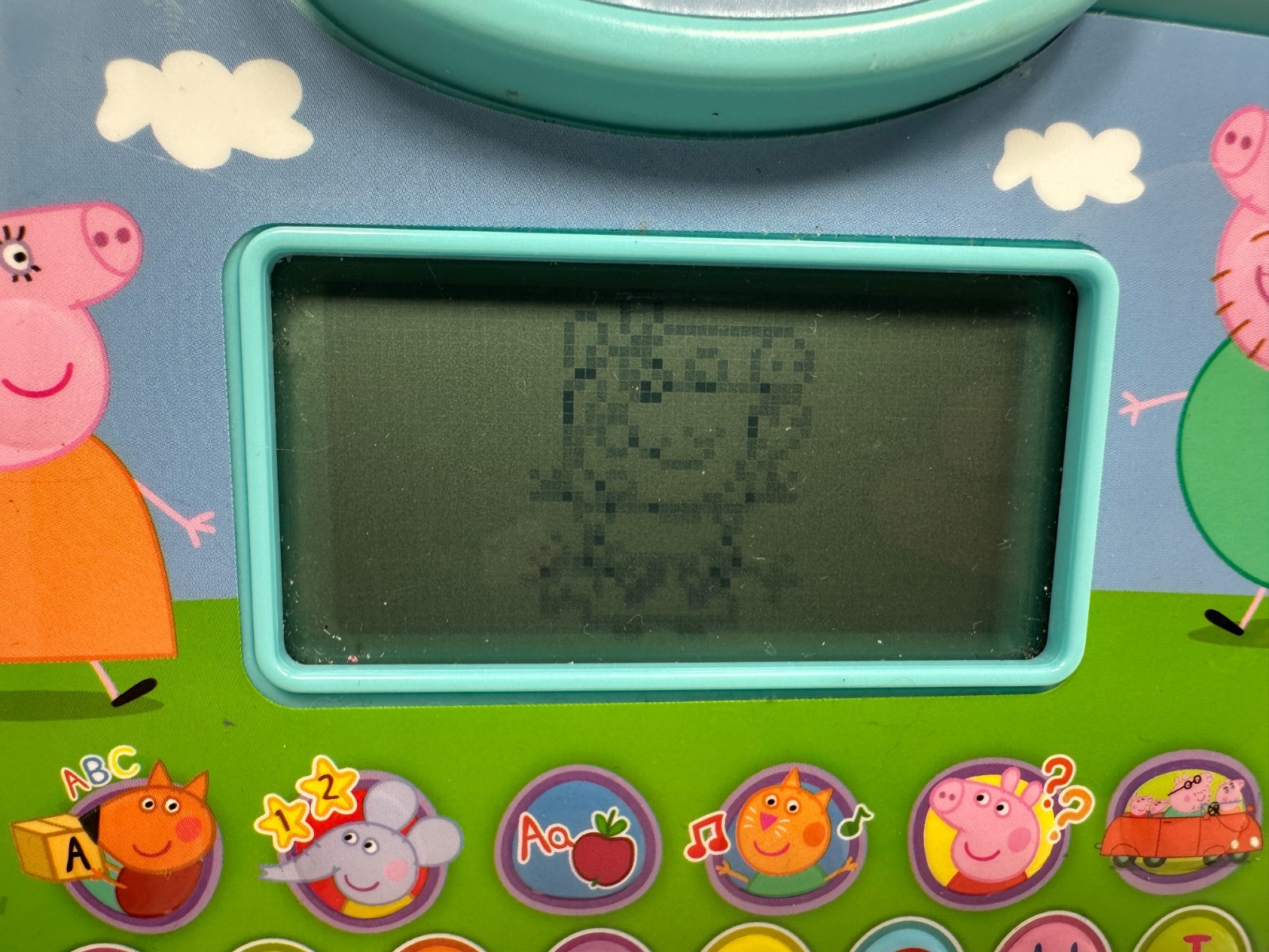 VTech Peppa Pig Electronic Learning System Alphabet & Numbers Tablet WORKING
