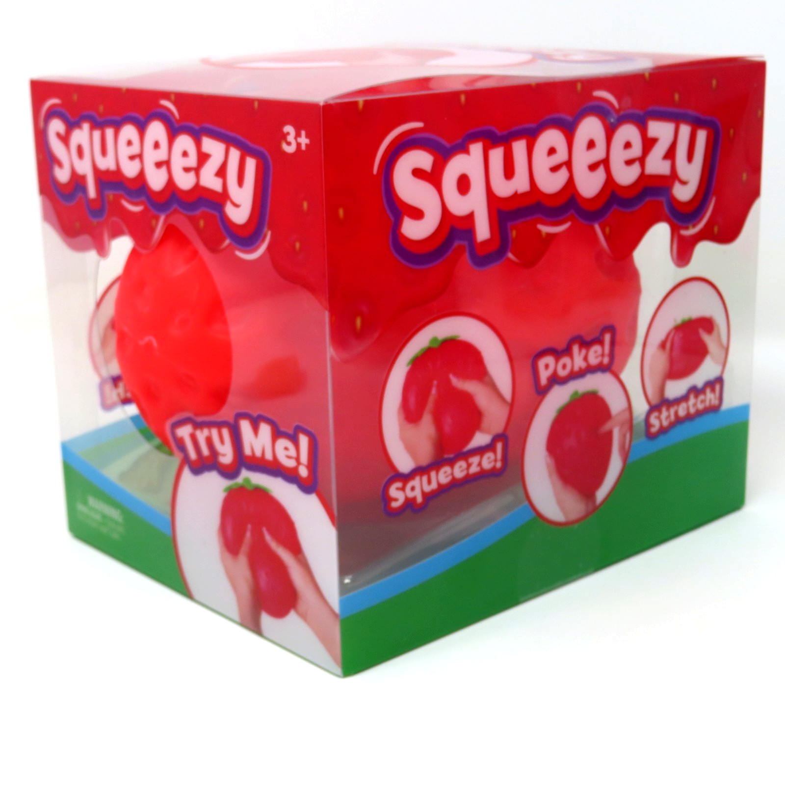 Sunny Days Jumbo Strawberry Squishy Stress Relief Sensory Fidget Toy 5”
