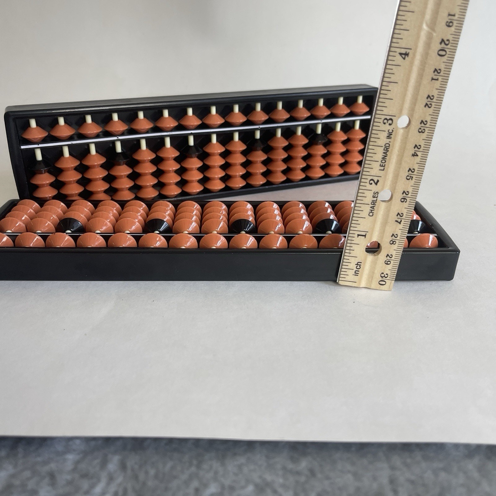 2-pack Abacus Soroban Chinese Japanese Counting Tools 15 Digit Rods Standard