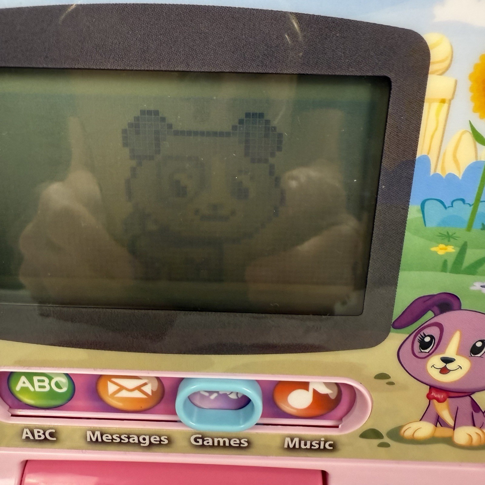 LeapFrog My Own Leaptop Laptop Computer Item #19167 Pink In Working Order!