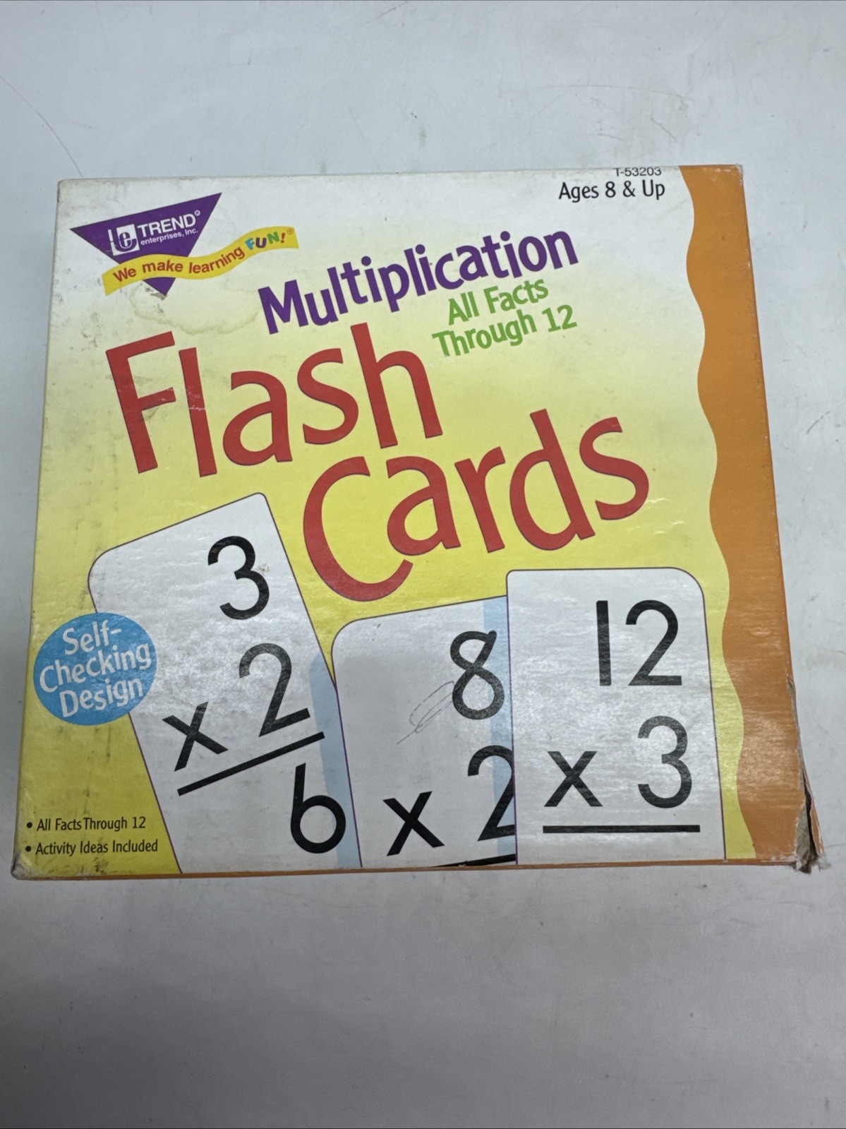 Multiplication Flash Cards Learning Math Mathematics Skills Trend Learning Card