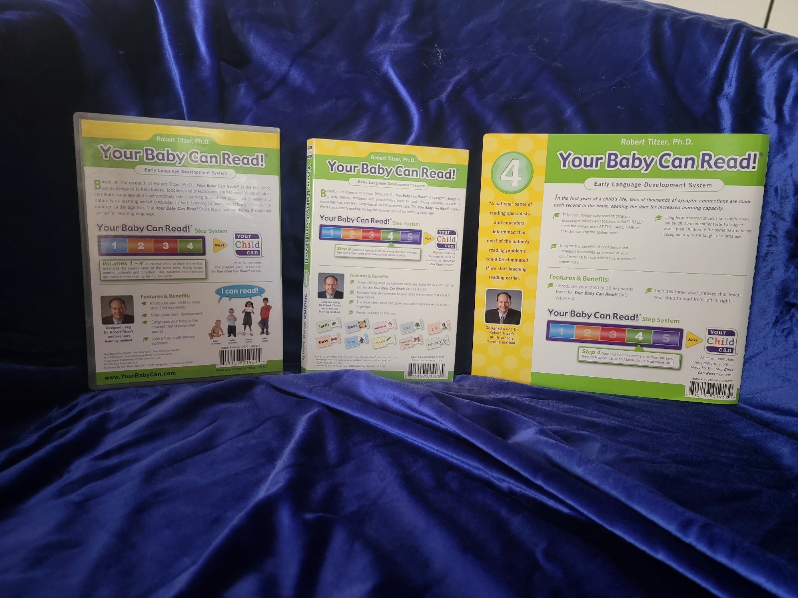 Your Baby Can Read Early Language Development System Flash Cards Book & CD Lot