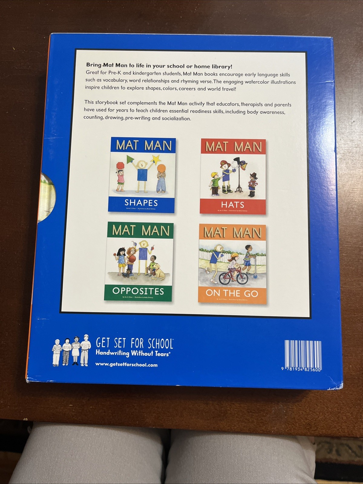 Handwriting w/out Tears MAT MAN ~ 4 Book Box Set ~ HARDCOVER