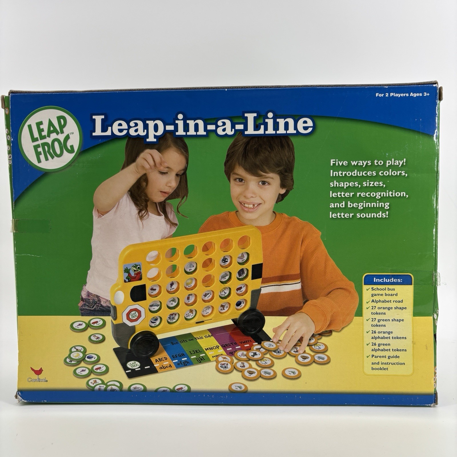 Leap Frog Leap in a Line Ready for School Skills 3+ Yrs 2005 Complete Preschool