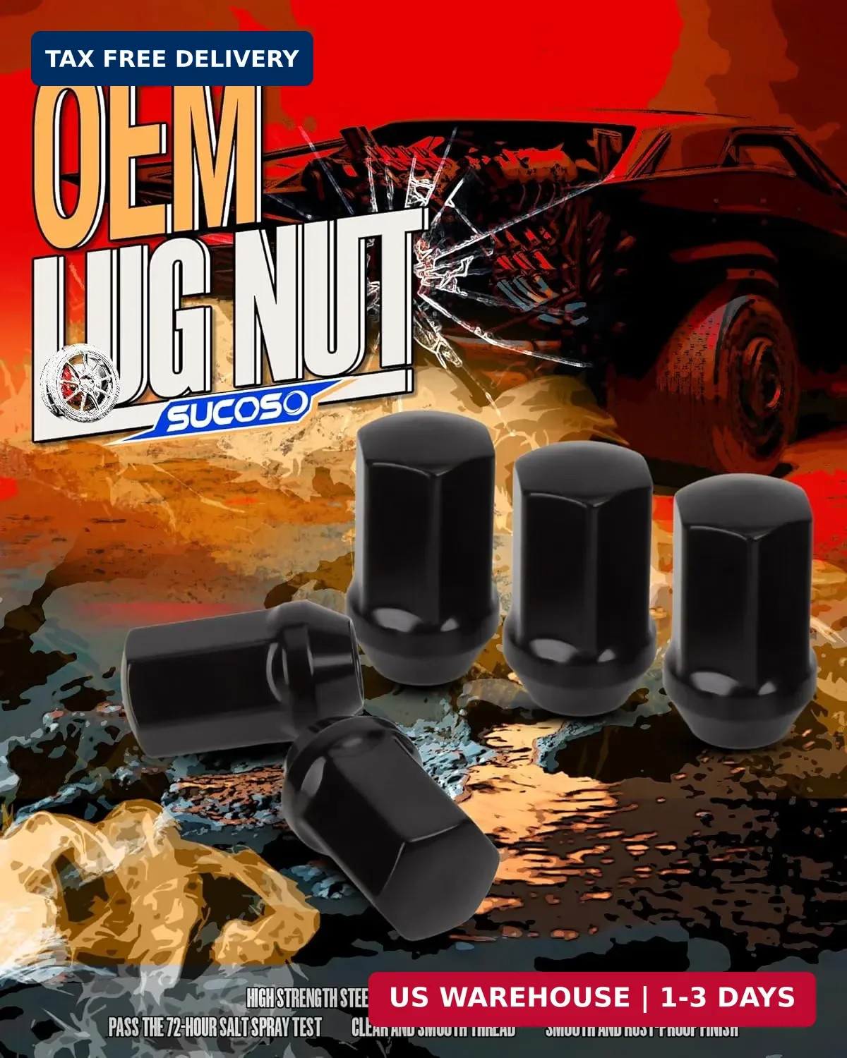 M14x1.5 OEM Lug Nuts Replacement for Chevy GMC Silverado Sierra 1500 Tahoe | 14x