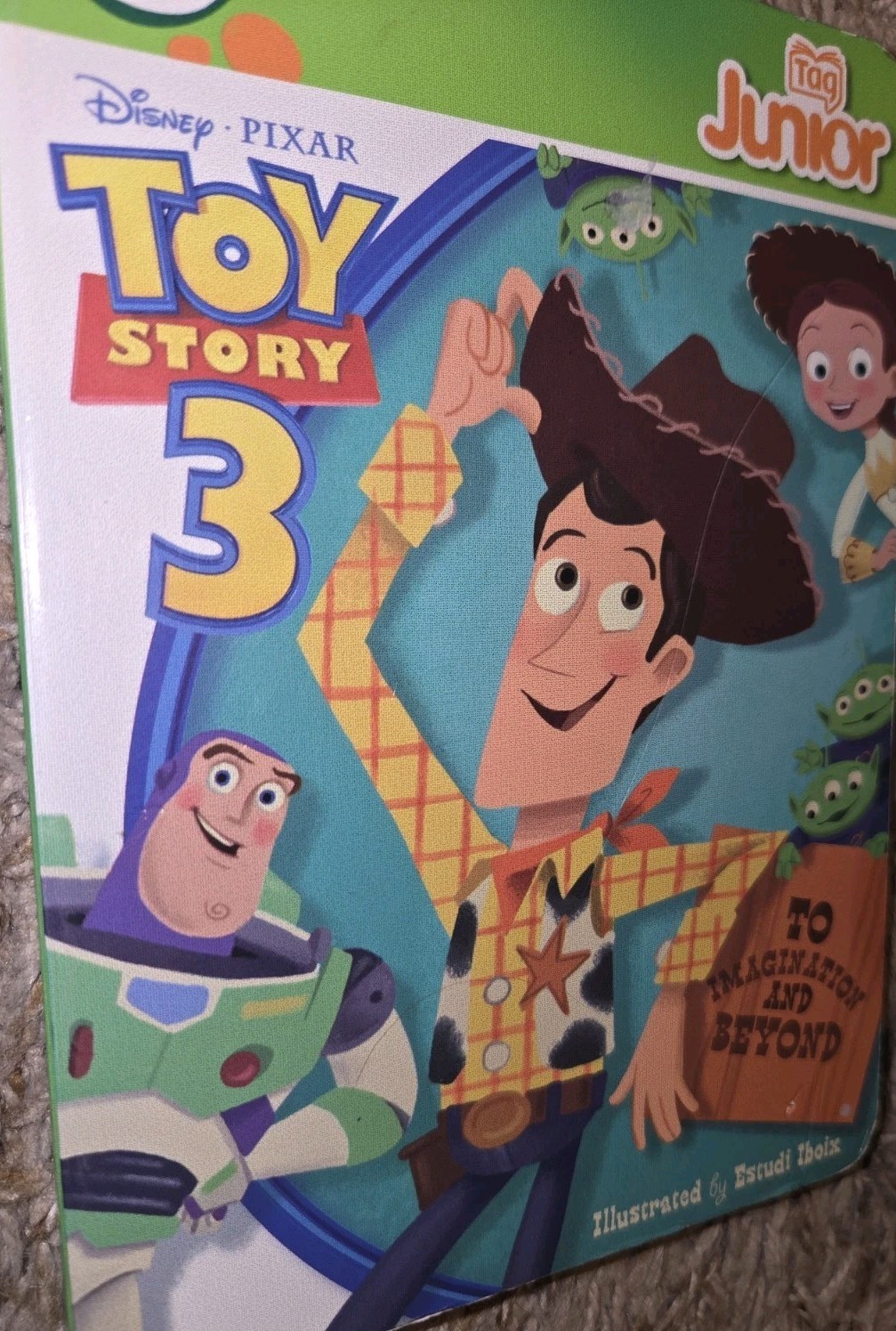 LeapFrog Tag Junior Reader Book – Disney – TOY STORY 3 To Imagination And Beyond