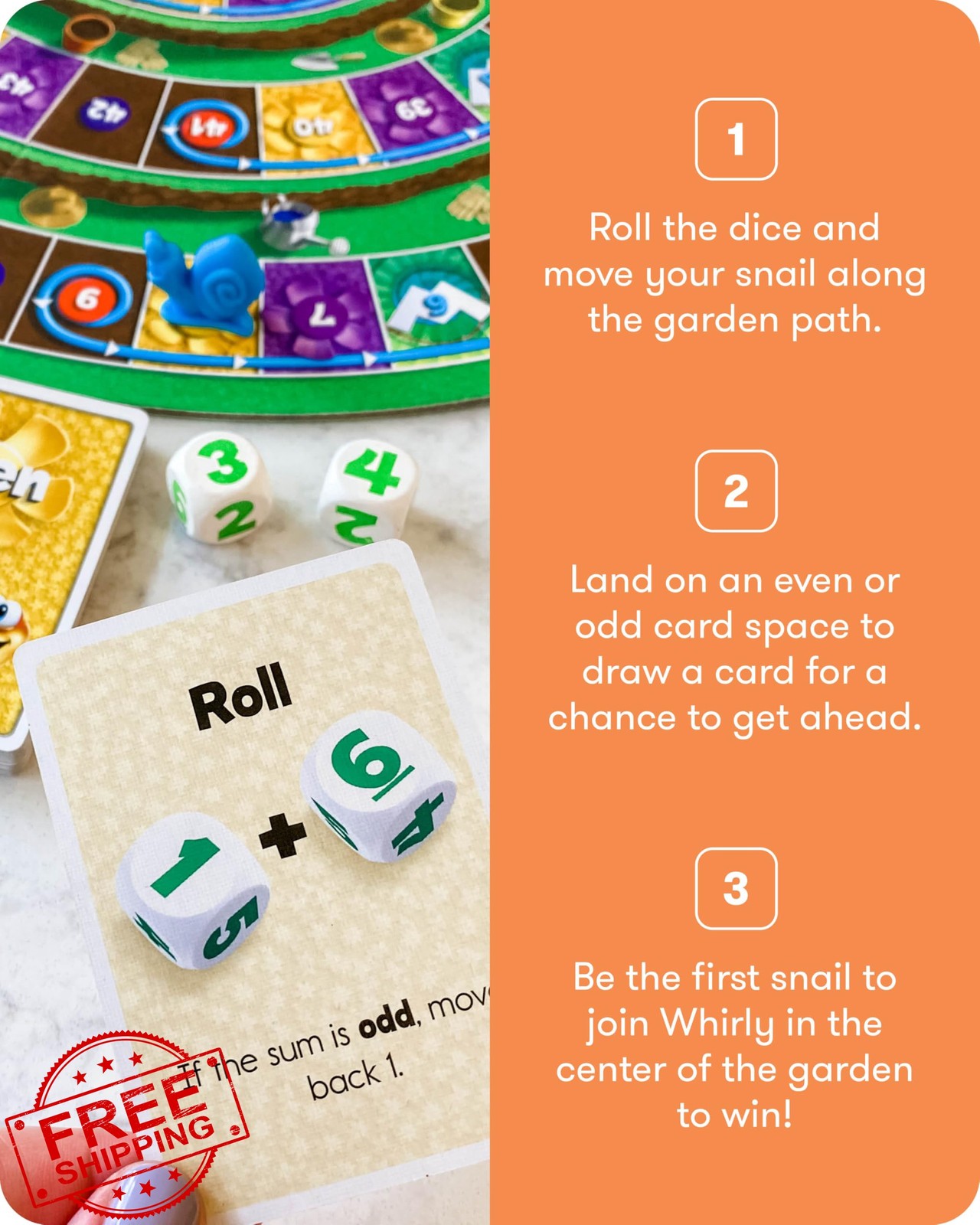 SimplyFun Whirly’s World Math Game Ages 6+
