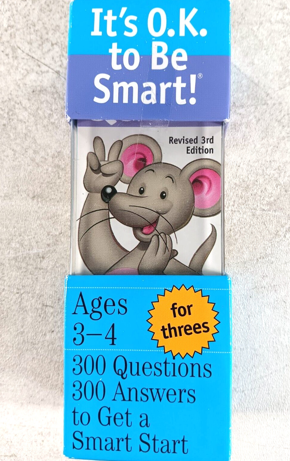 Brain Quest Revised 3rd Edition 300 Questions and Answers Ages 3-4
