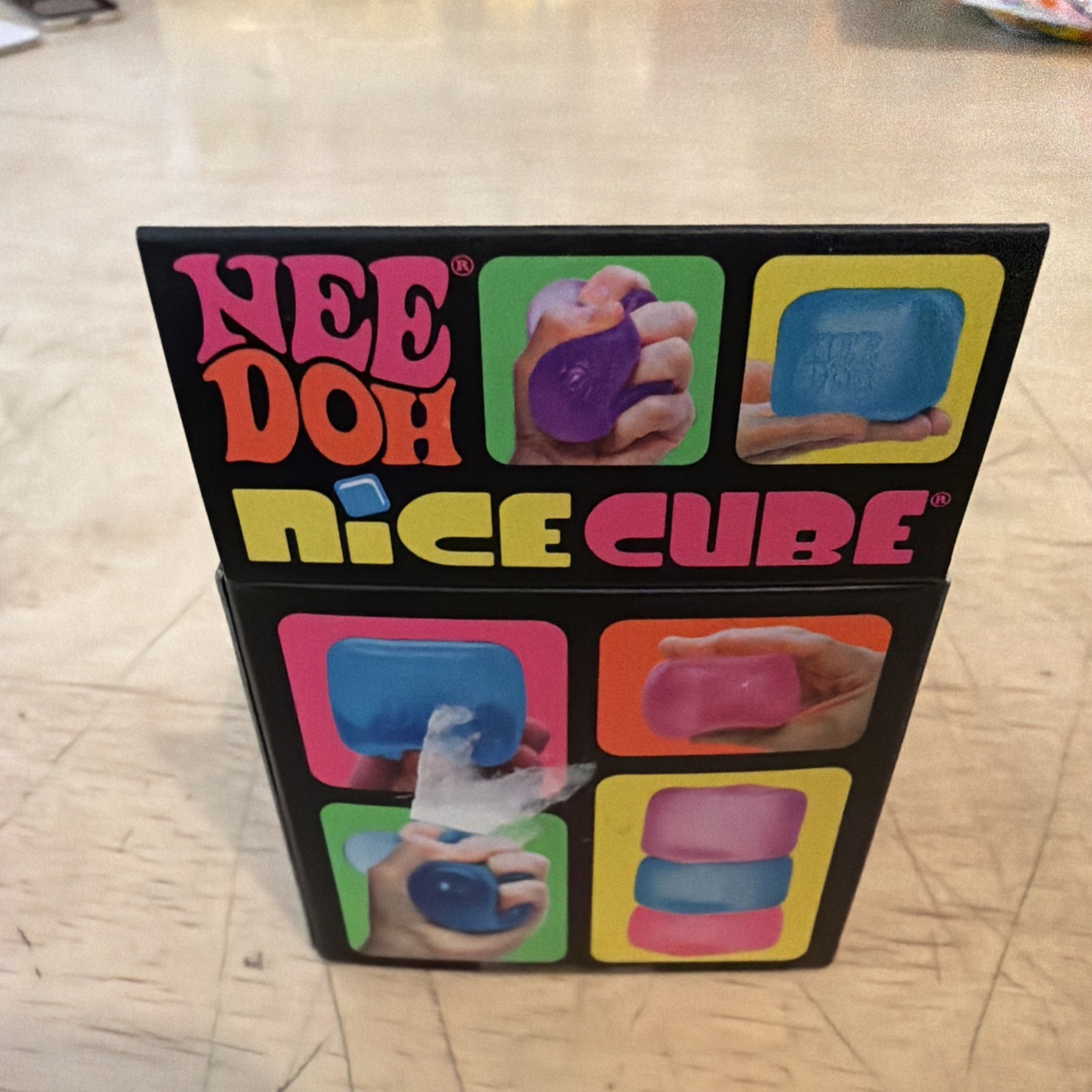 NeeDoh Nice Cube – Blue – Brand New Sealed – Schylling