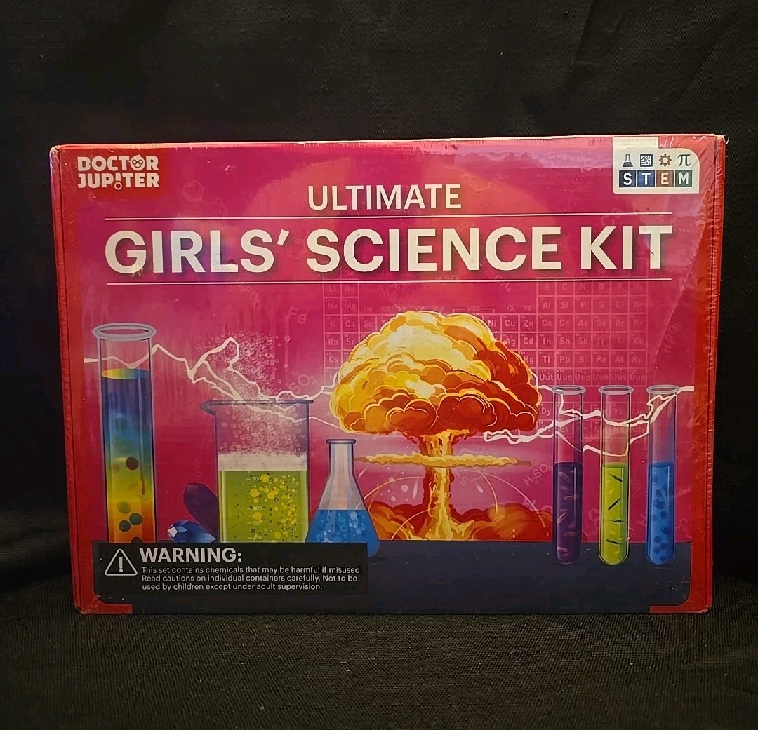 Doctor Jupiter GIRLS’ FIRST SCIENCE KIT: For Girls Ages 4-8, STEM Learning NEW!