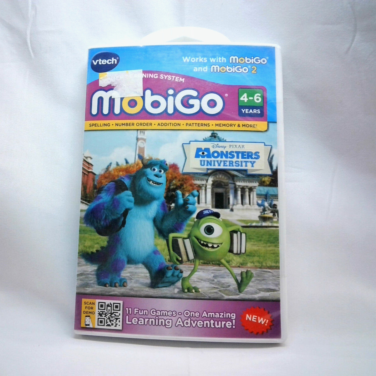 Vtech Mobigo Games Monsters University Learning Adventure Ages 4-6 NEW SEALED
