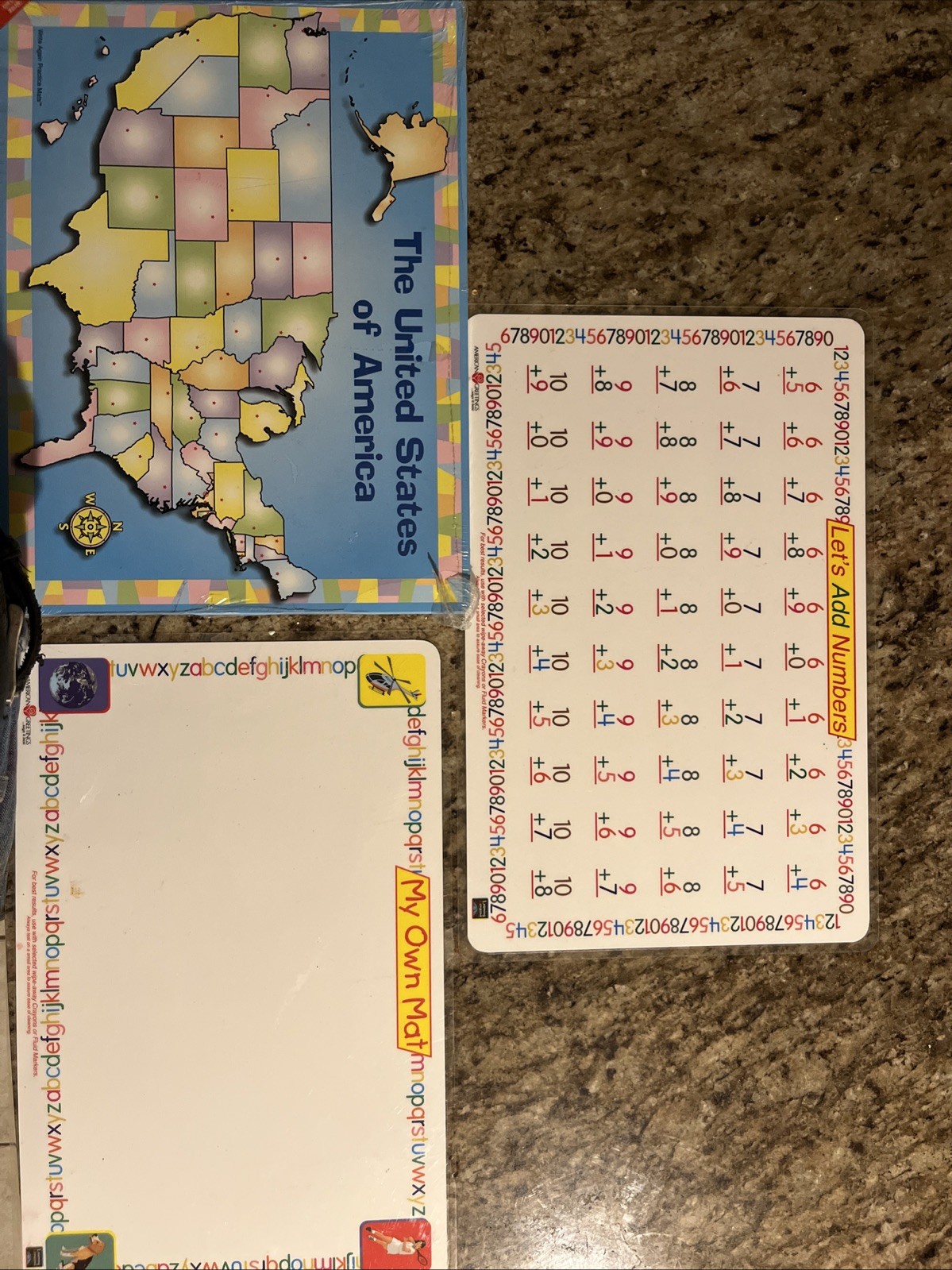Vintage EduMat Let’s Multiply Numbers Level 2 Learning Placemat