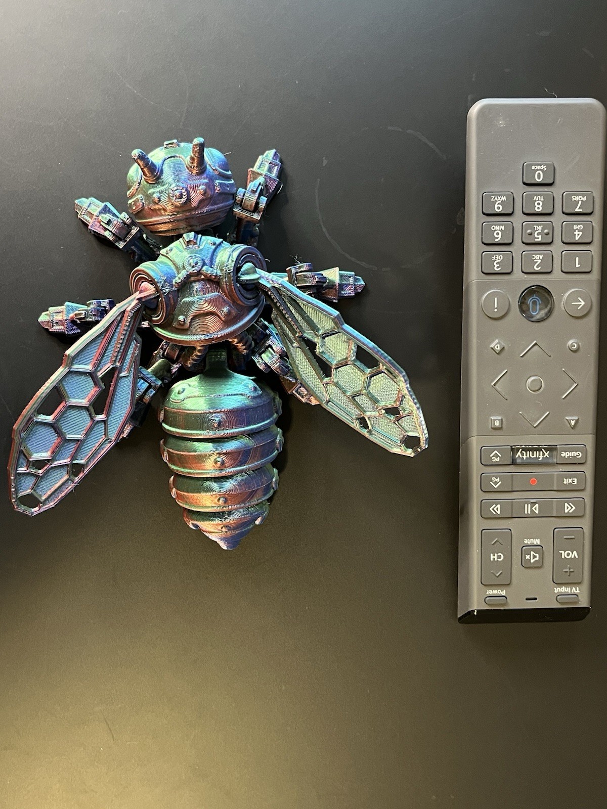 3d Printed Articulated Bee / Multi-Color