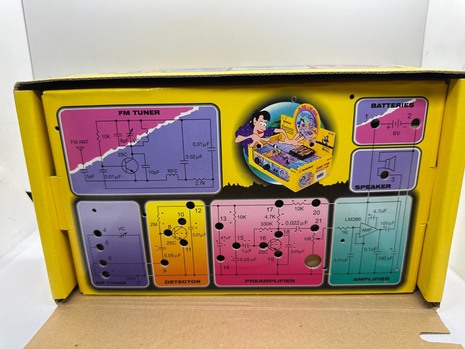 Radio Shack AM/FM Radio Building Kit Unbuilt By Tandy Corp 28-179 NEW (READ)