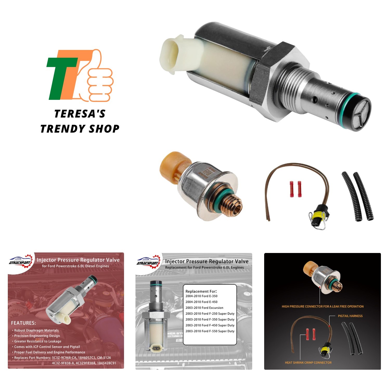 6.0 IPR Valve with ICP Control Sensor and Pigtail | Replacement for 2003-2010…