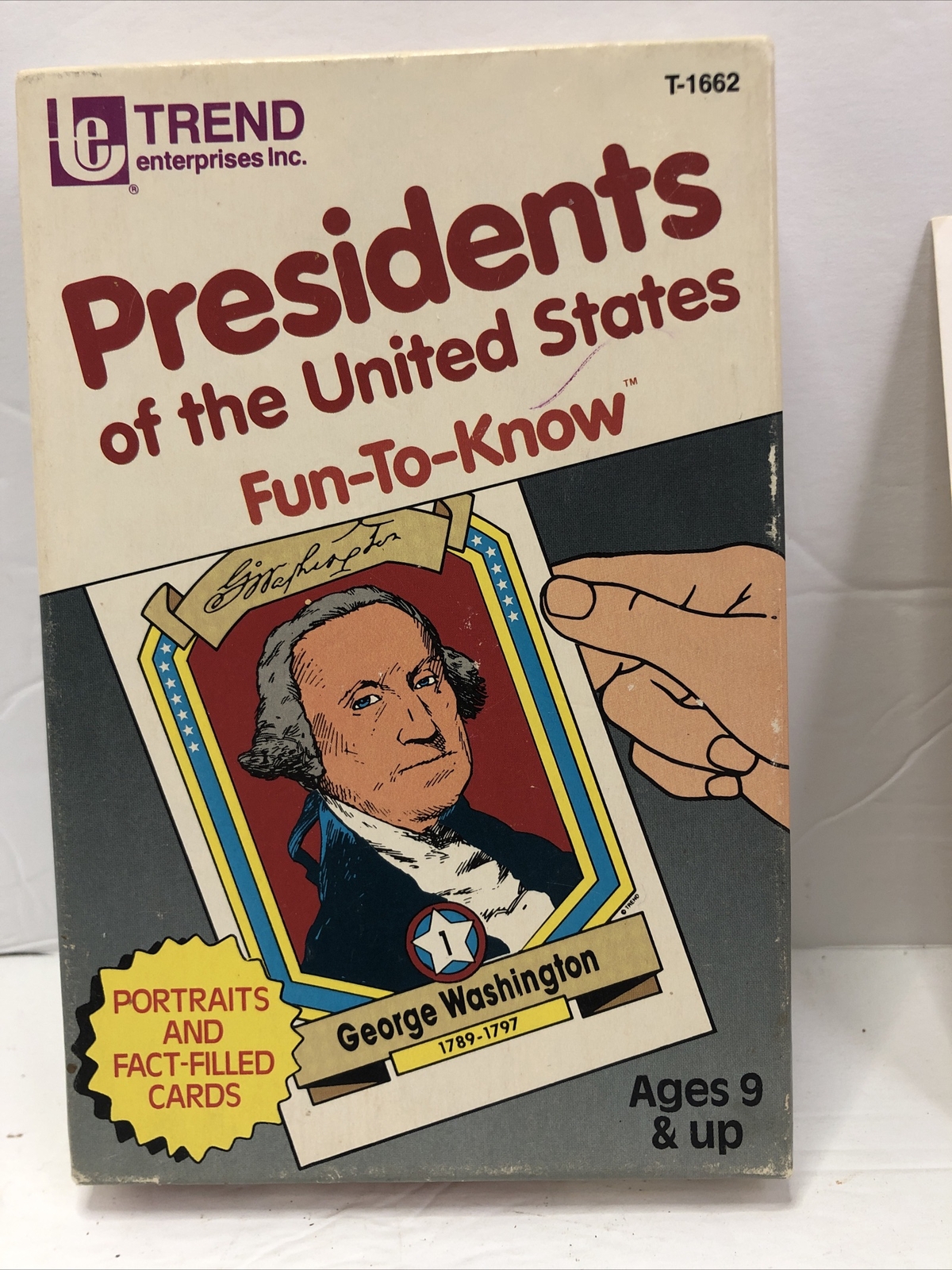 1992 Presidents of the United States (Trend Enterprises) Washington to Clinton