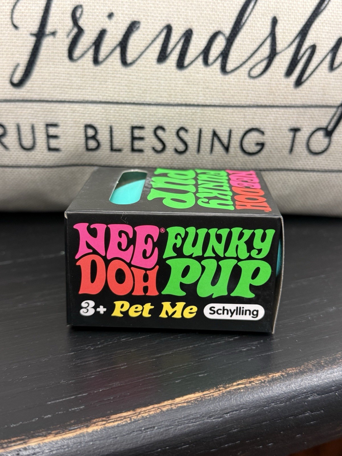 NIB Sealed Needoh Funky Pup Teal – Squishy Stress Relief Toy Schylling