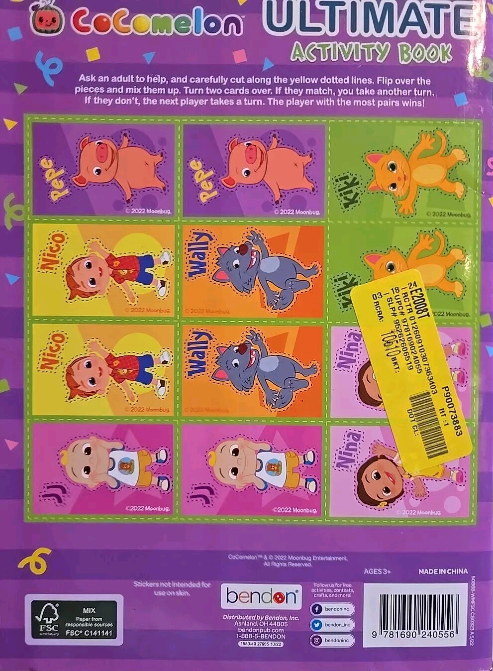 Learning Skills Puzzle Grade Pre K to K, Gazes, Dot-2-D With Bonus Coloring Book