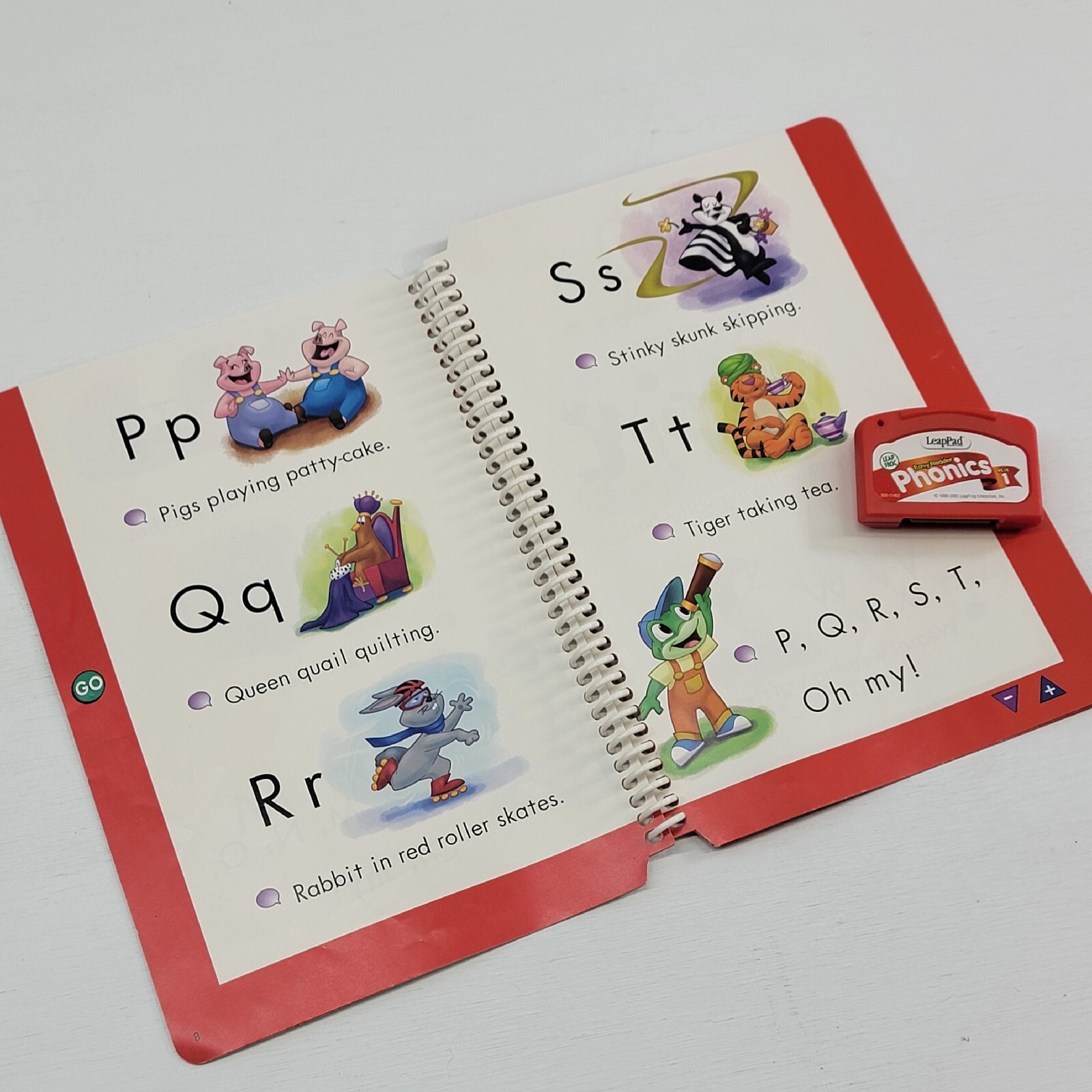 Leap Pad Leap Frong Easy Reader Phonics Letter Sound Letter Names Book 1 & Kit 1