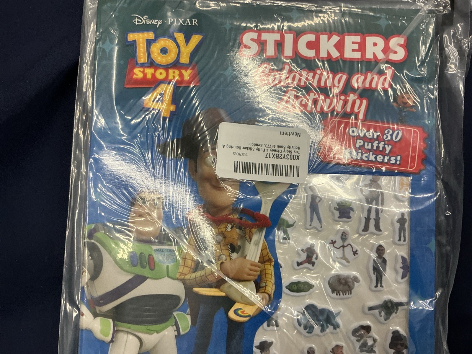 Toy Story 4 Stickers Coloring and Activity Book 3y+ Sealed