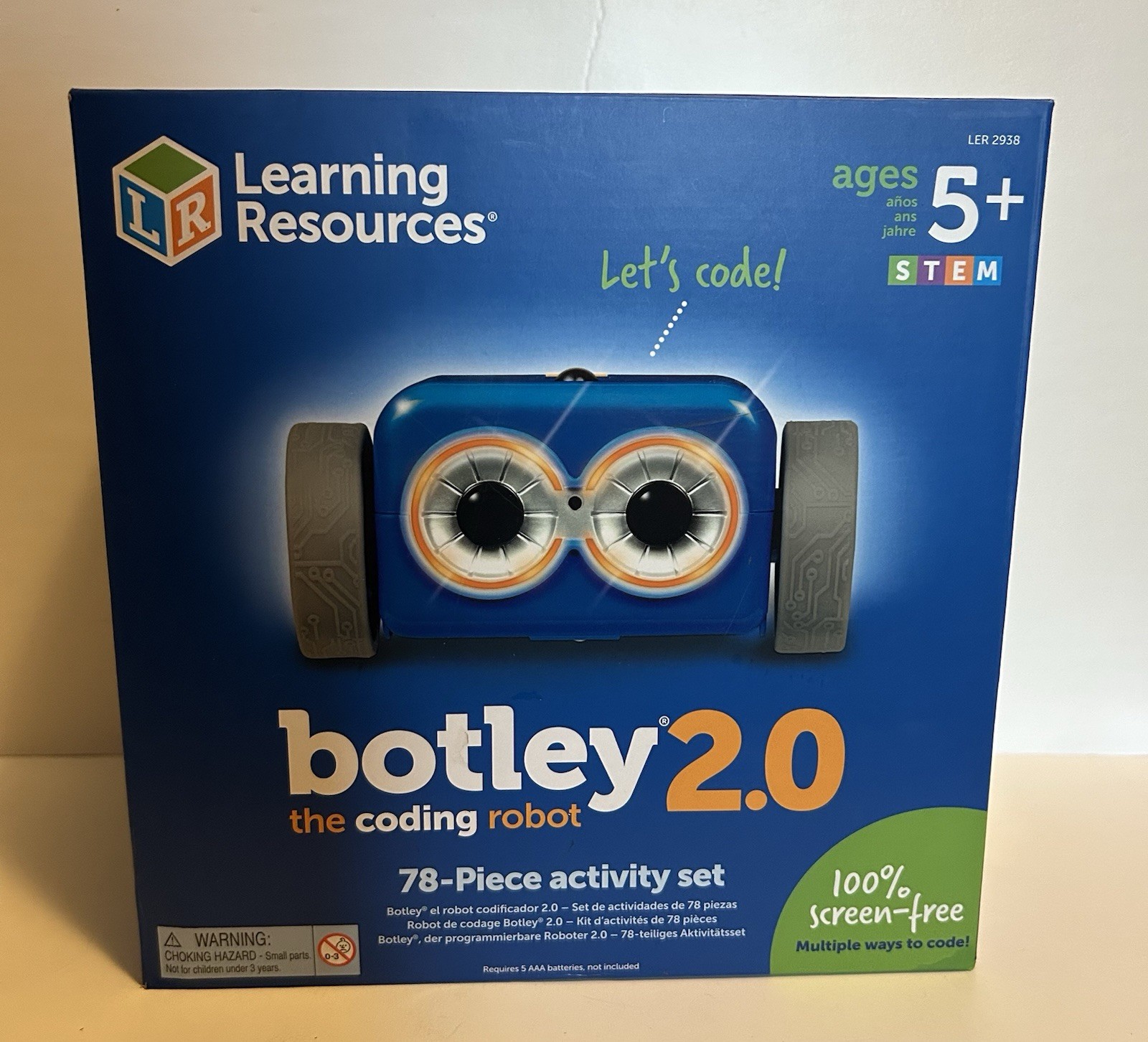 NEW Learning Resources Botley the Coding Robot 2.0 – STEM Medium SEALED
