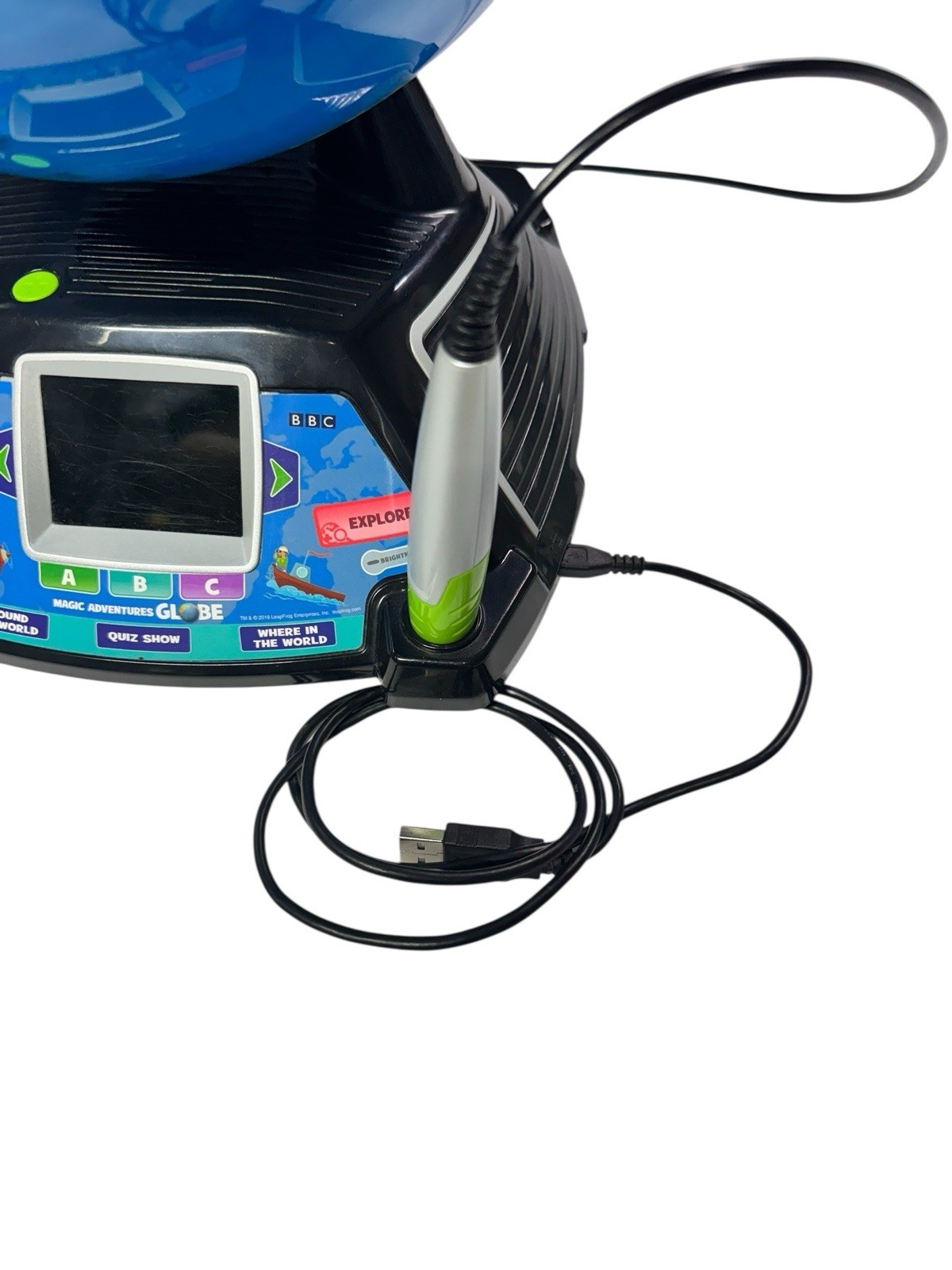 Leapfrog Magic Adventures Globe w/ LCD Integrated Video Screen Display 80-605400