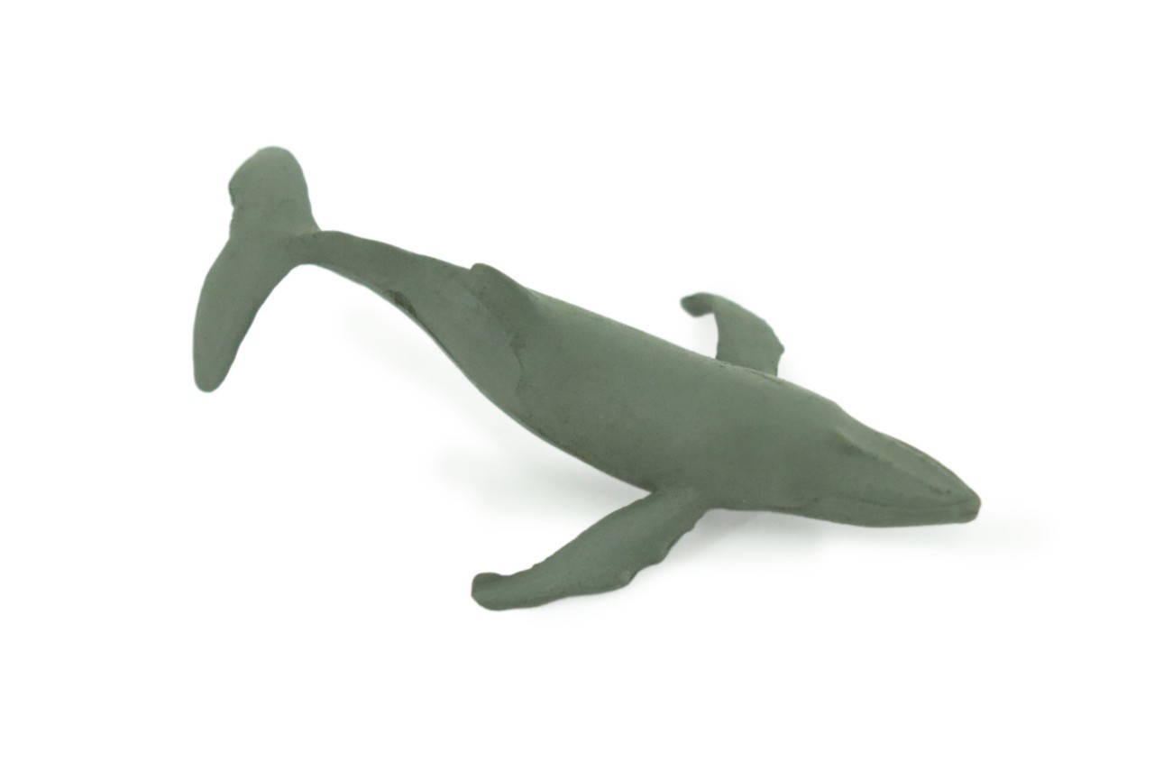 Toy Humpback Whale Green, Baleen Realistic Model, Gift, 2 1/2 Inches CWG56 B197