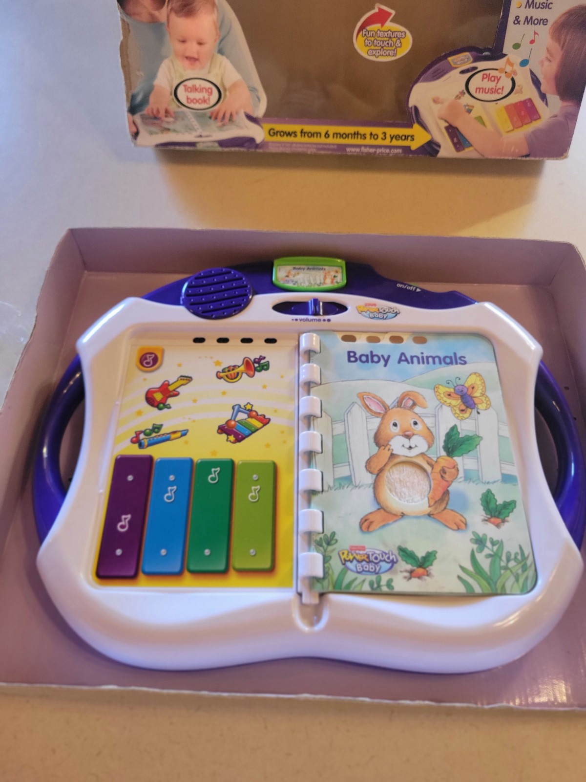 Fisher Price Power Touch BABY Learning System Box NOS Vintage HTF