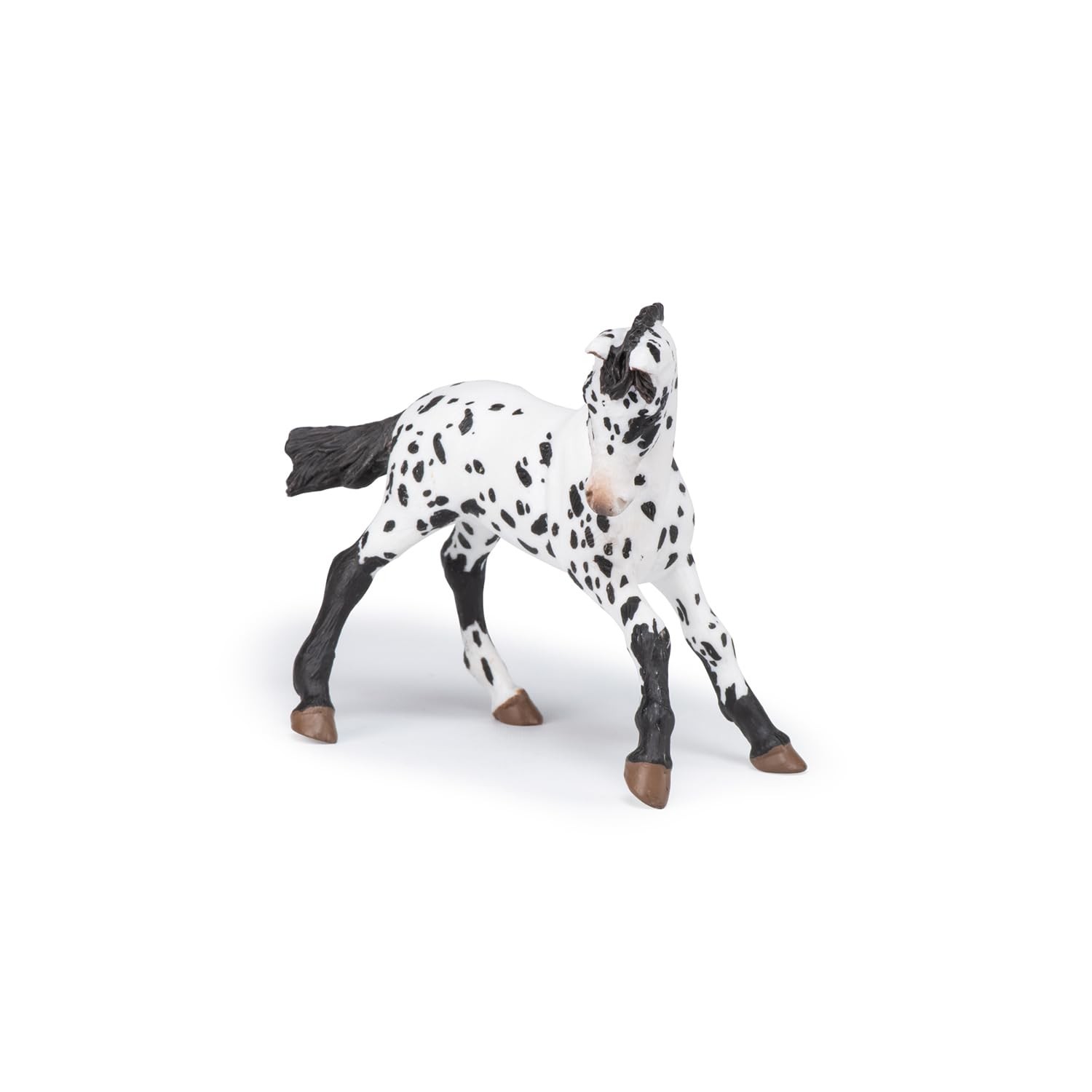 Papo – Hand-Painted – Figurine – Horses,Foals and Ponies – Black Appaloosa Foal