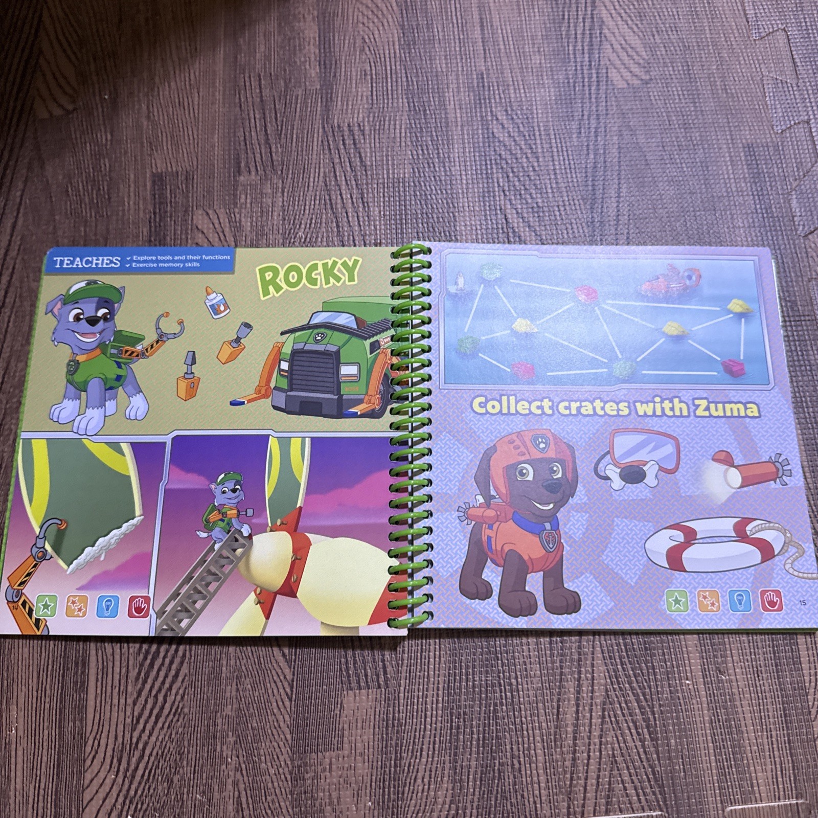 NEW LeapFrog Leap Start Pre-Kindergarten Book — AROUND THE TOWN WITH PAW PATROL