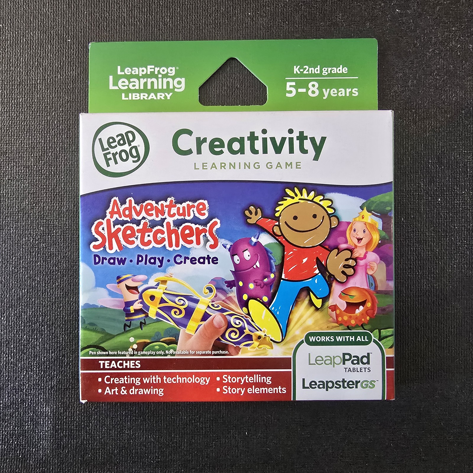LeapFrog Adventure Sketchers Creativity Learning Game K-2nd Grade 5-8 Years