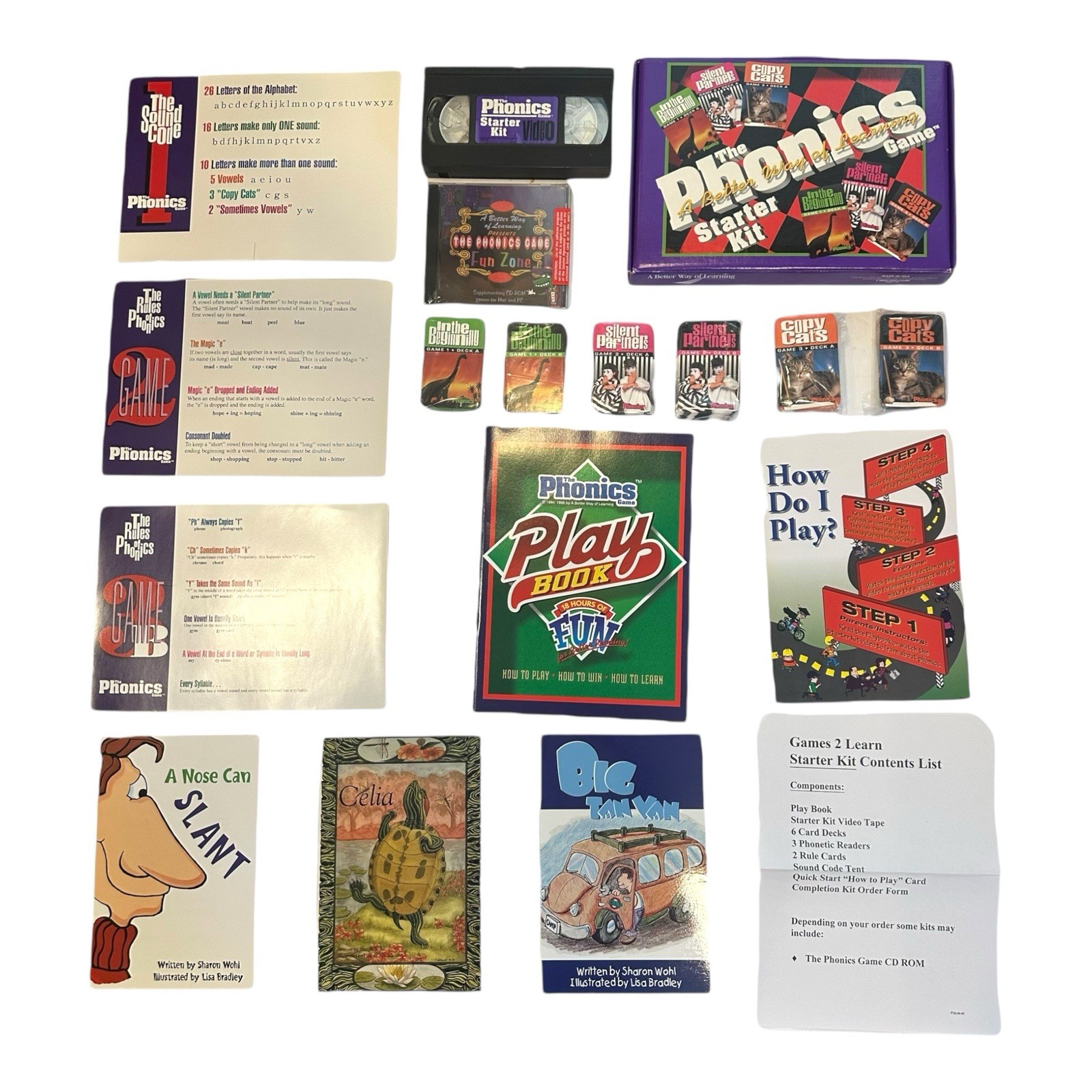 The Phonics Game Starter Kit #PSK02-01 Complete- Excellent Condition.