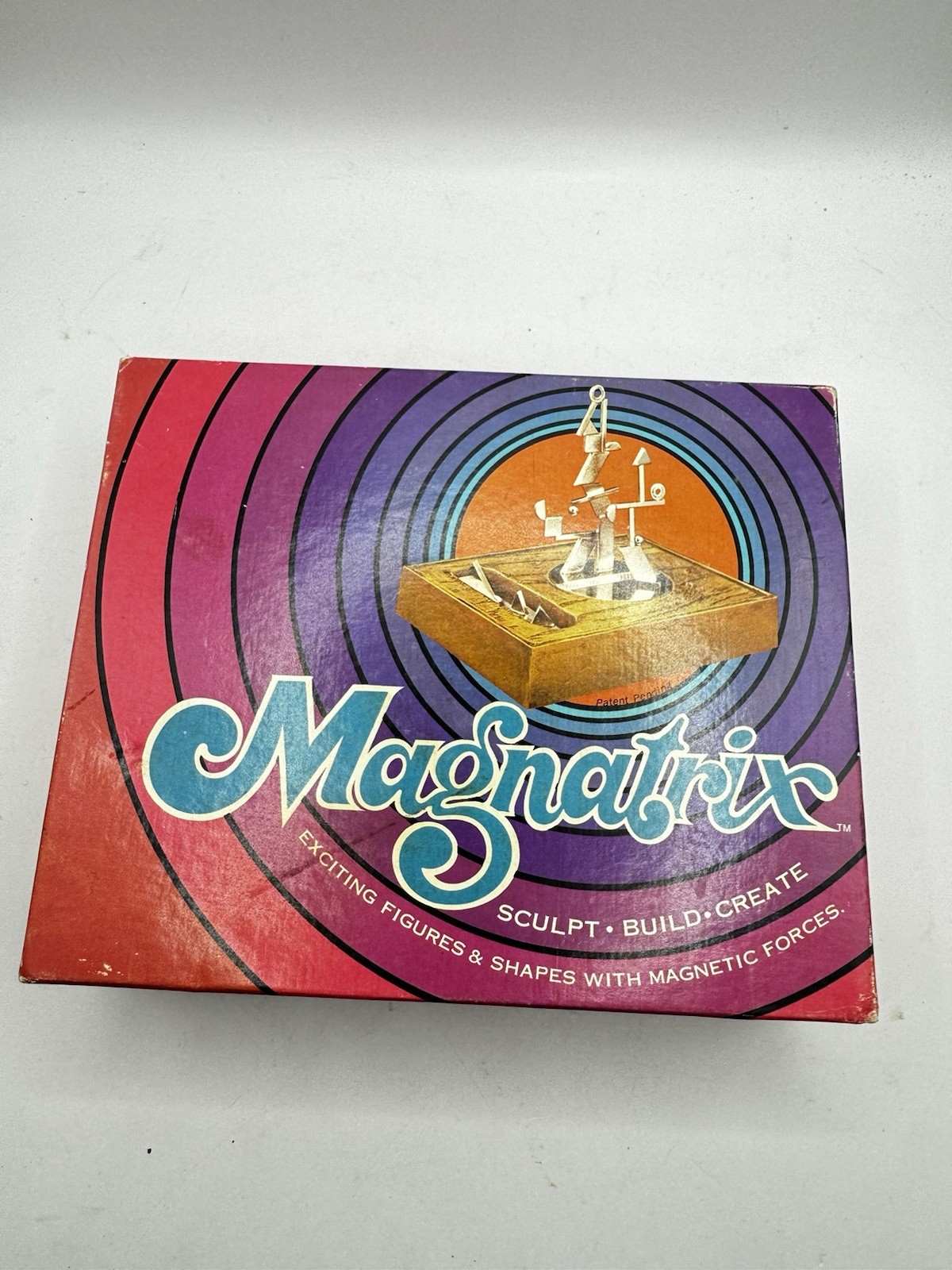Magnatrix Magnetic Sculpture Building Set Vintage Pacific Game Co w/ Box