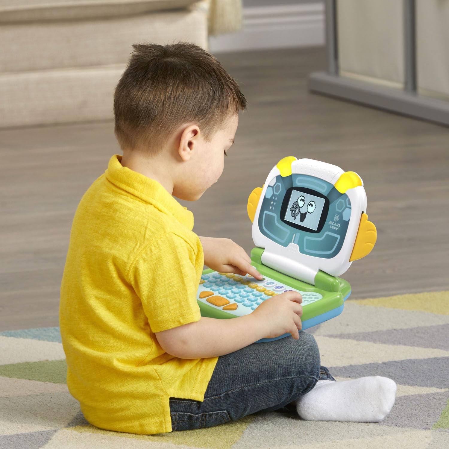 ABC and 123 Laptop for Preschoolers Ages 3-7 Years, Green