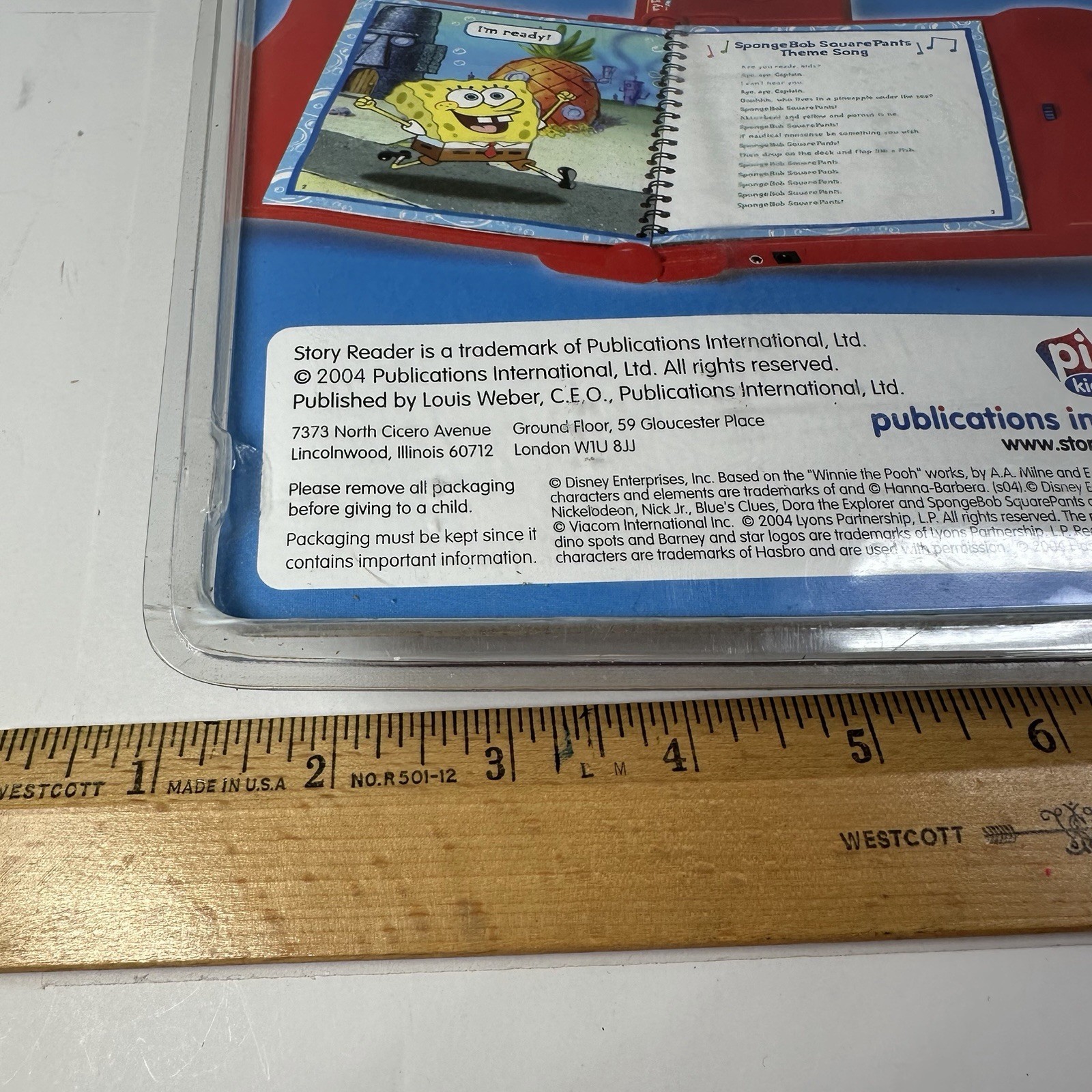 Y2K SpongeBob Dora The Explorer Story Reader 2 Songbooks and Microphone Set NEW